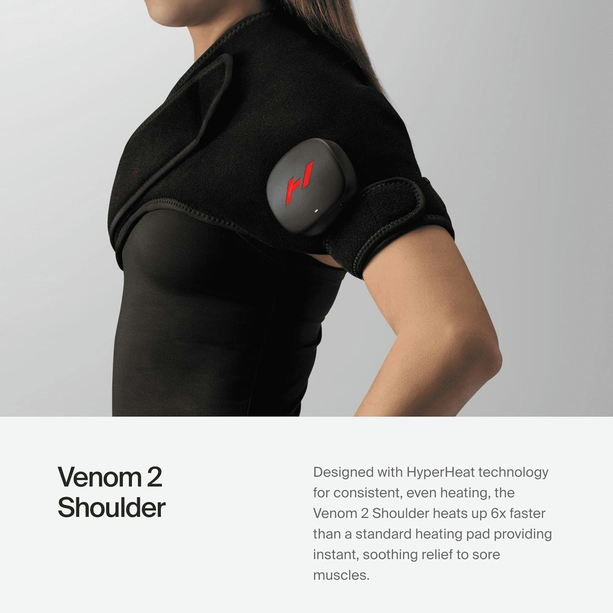 Hyperice Venom 2 Shoulder Advanced Heat + Vibration Wrap
