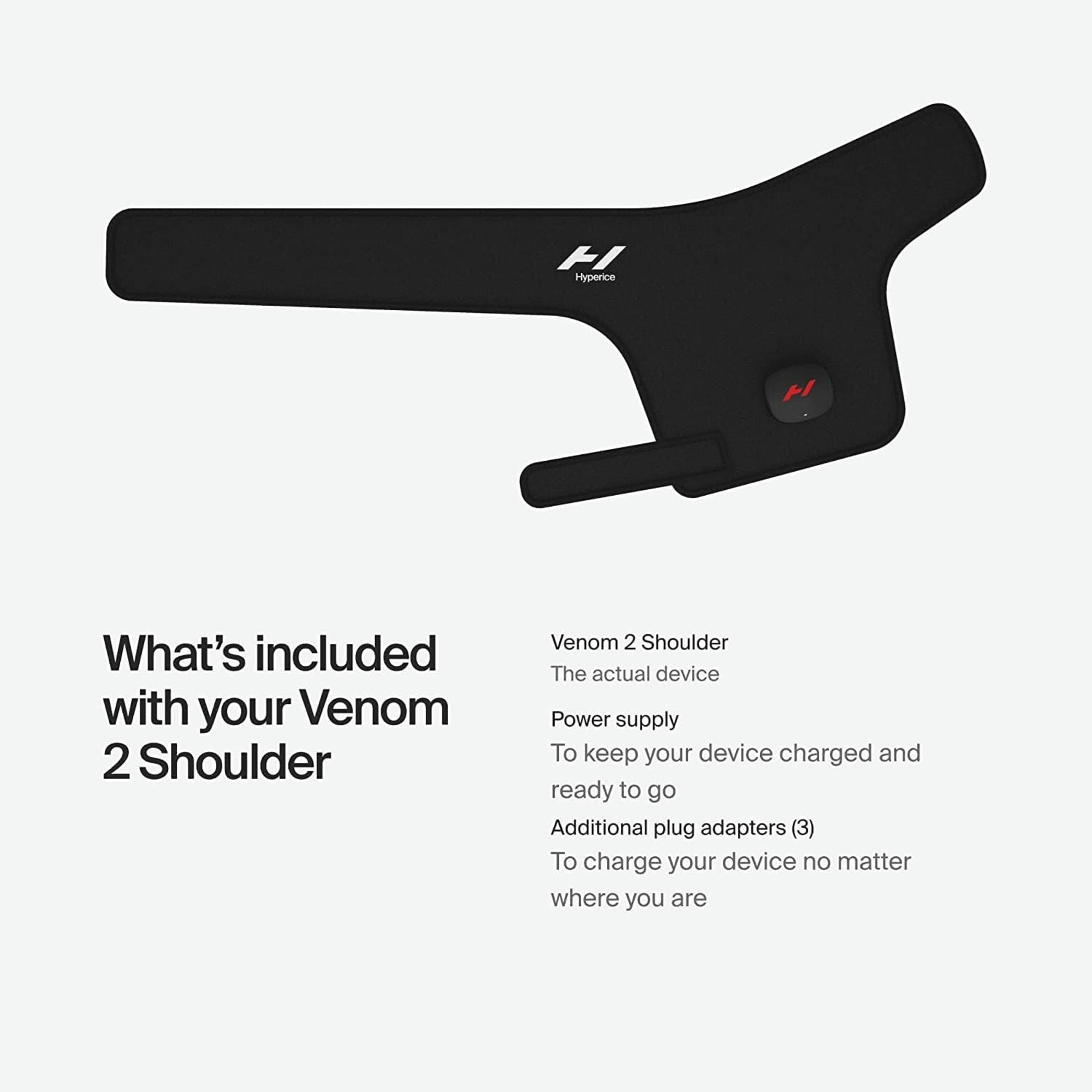 Hyperice Venom 2 Shoulder Advanced Heat + Vibration Wrap