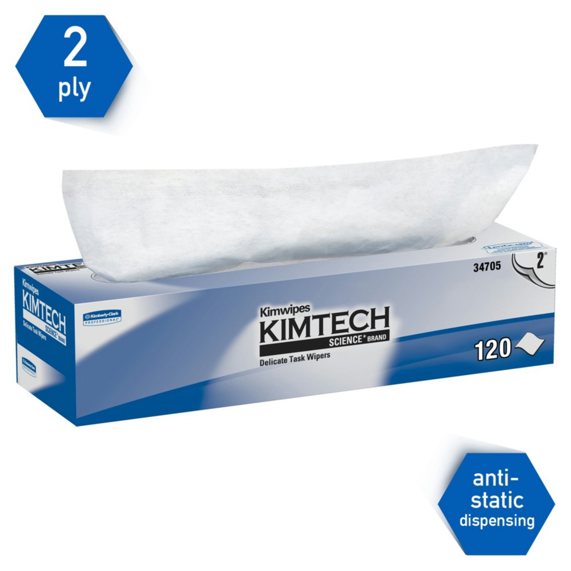 Kimtech Science Kimwipes Delicate Task Wipers 2-Ply