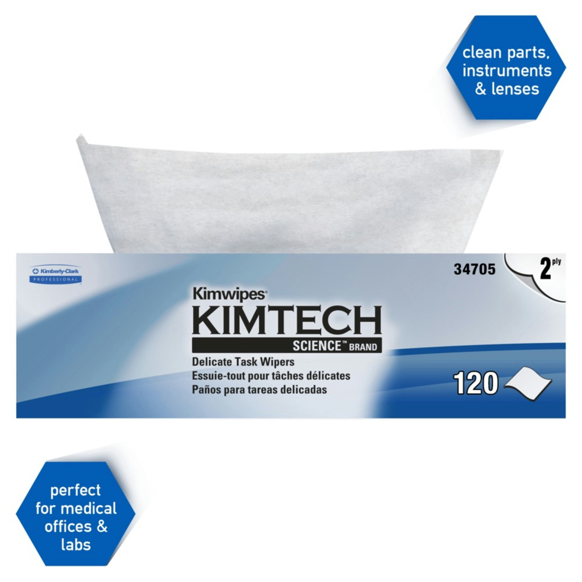 Kimtech Science Kimwipes Delicate Task Wipers 2-Ply