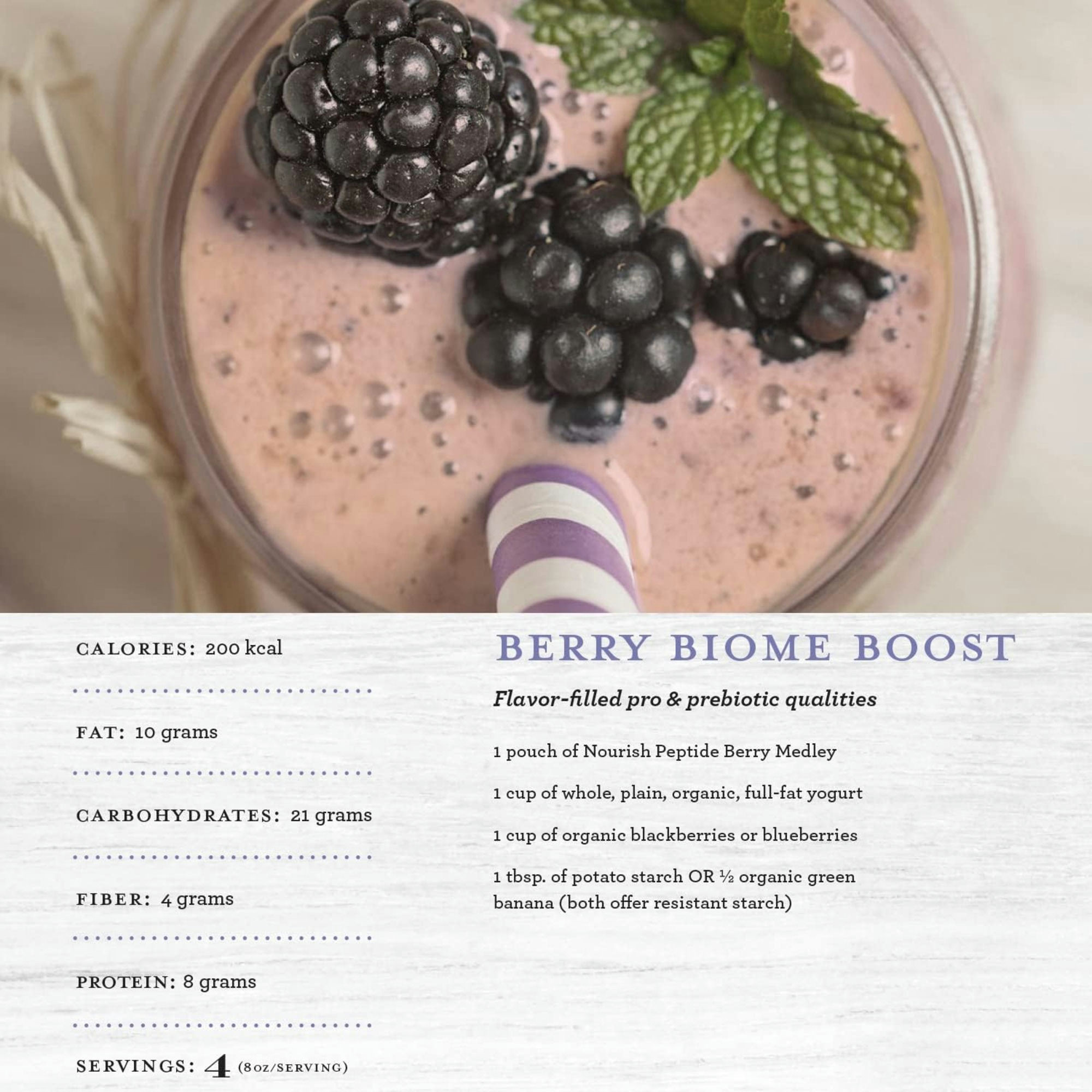 Functional Formularies Nourish Peptide Organic Pediatric Meal Replacement