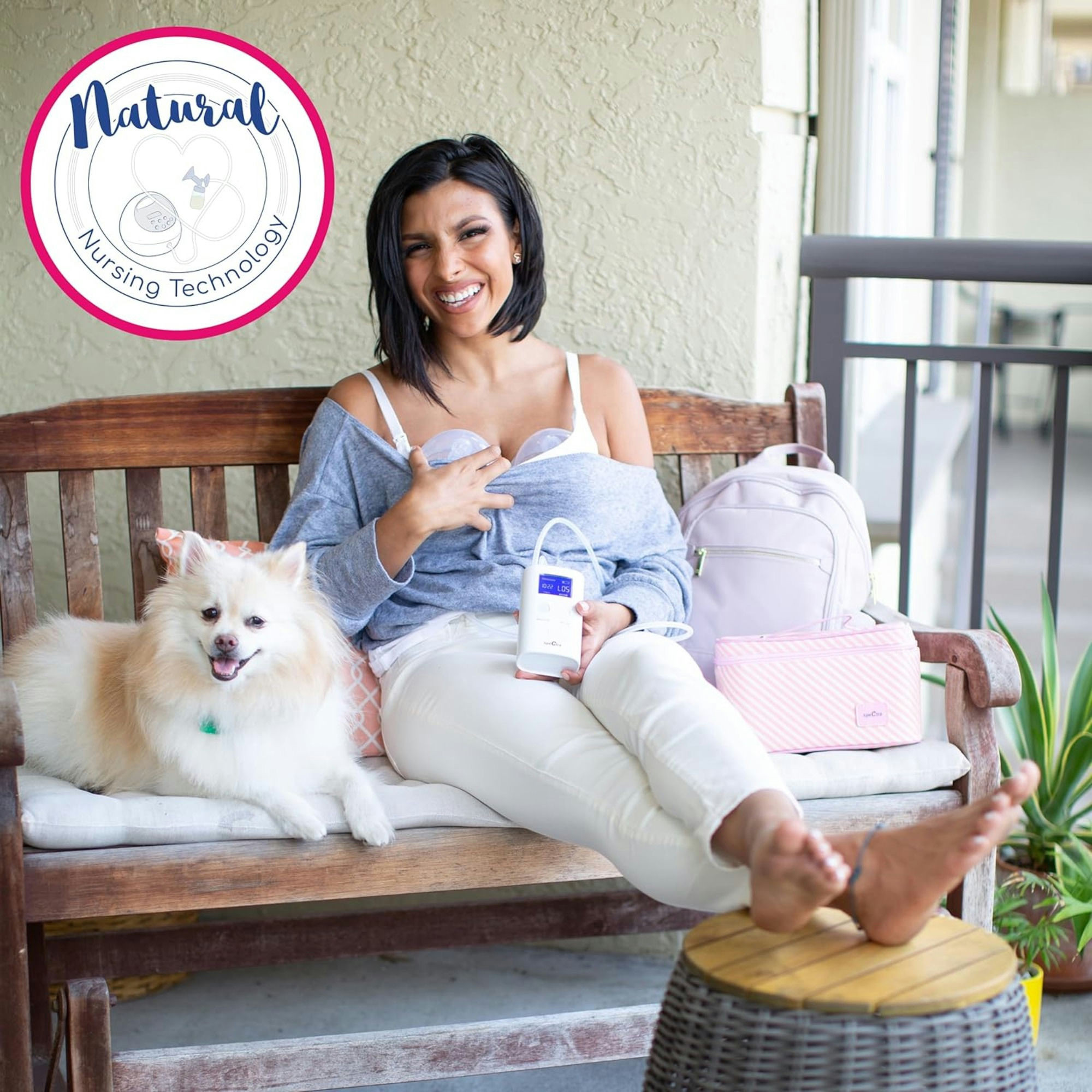 Spectra 9 Plus Rechargeable Electric Breast Pump and CaraCups