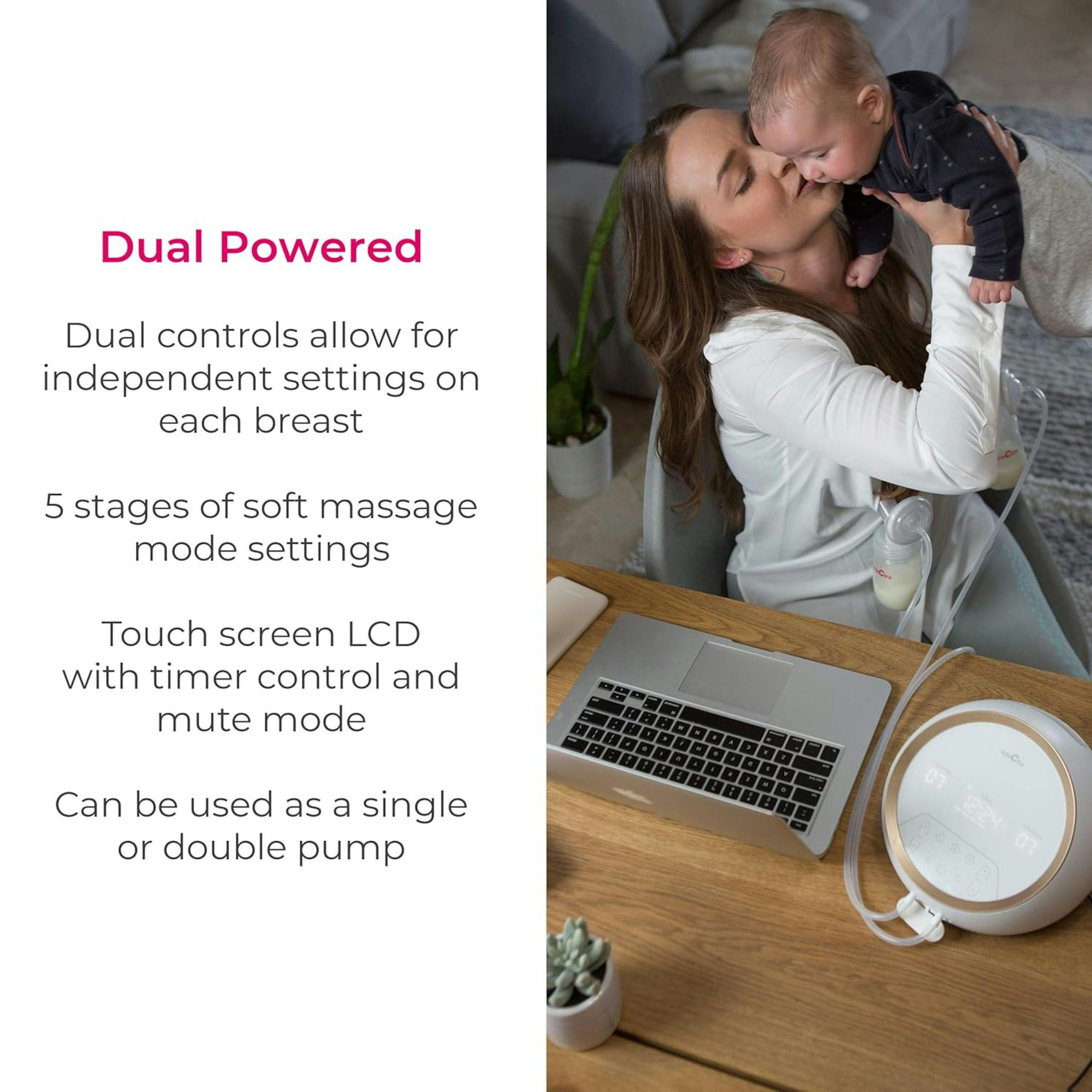 Spectra SG Synergy Gold Double Adjustable Electric Breast Pump