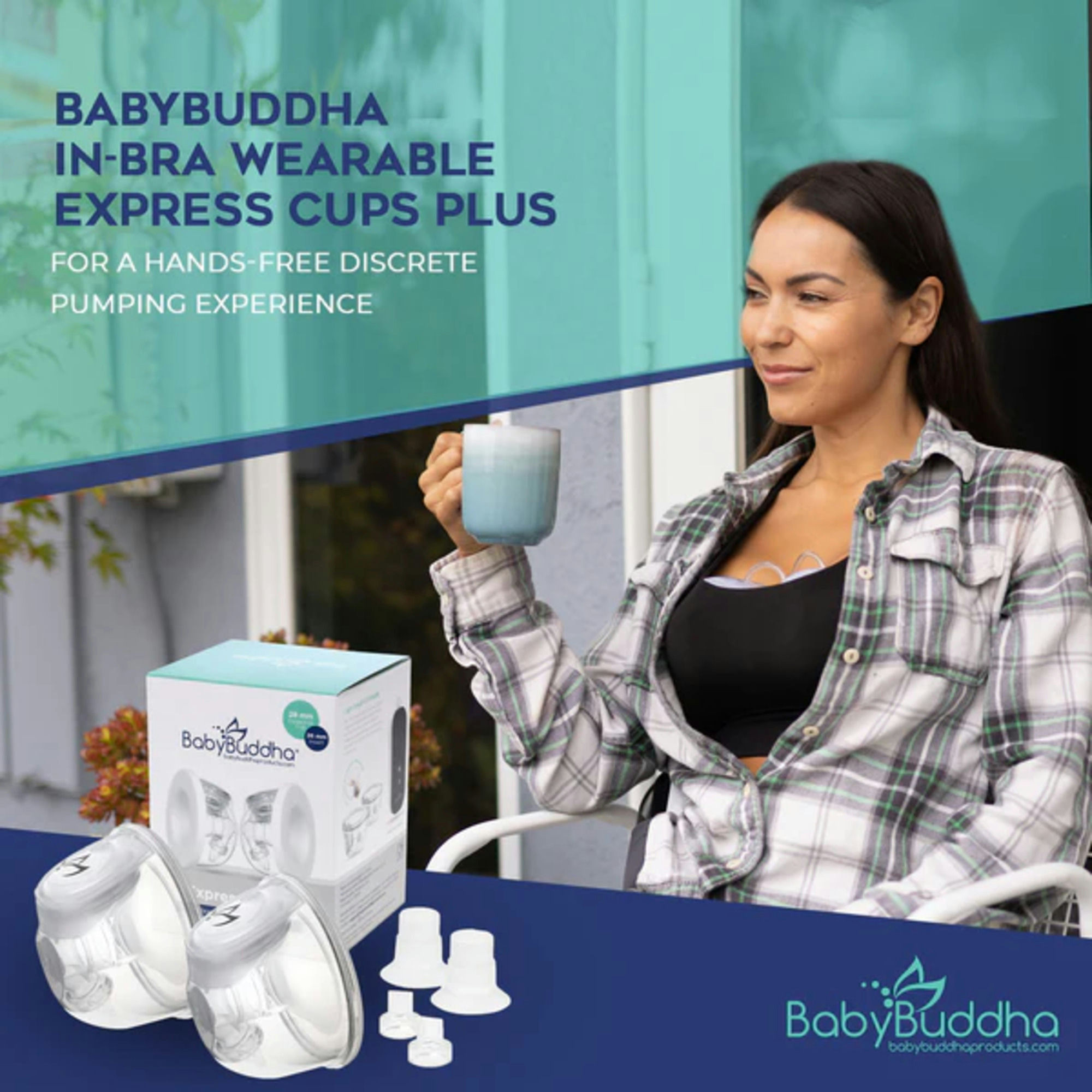 BabyBuddha Hands-Free Breast Pump Collection Cups