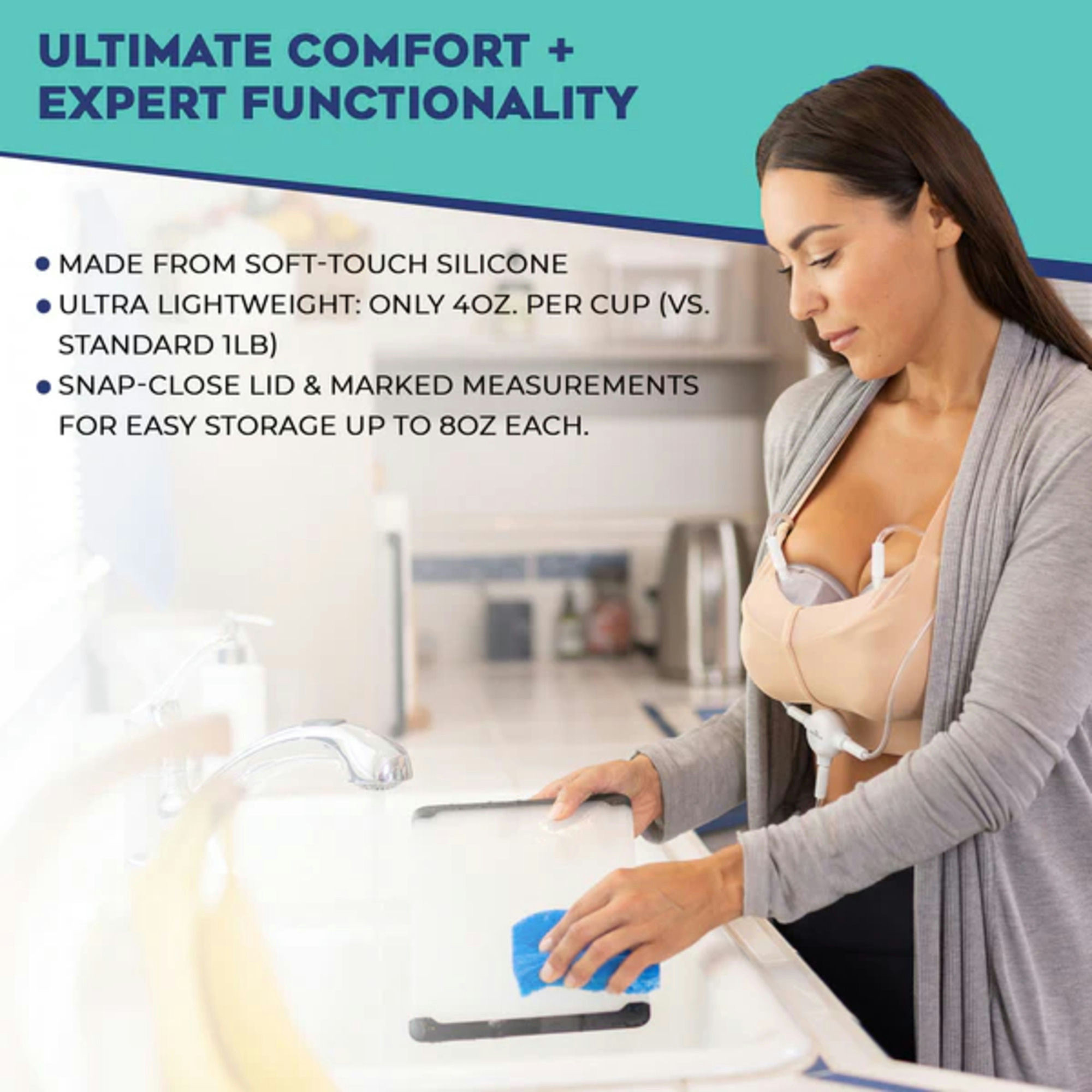 BabyBuddha Hands-Free Breast Pump Collection Cups