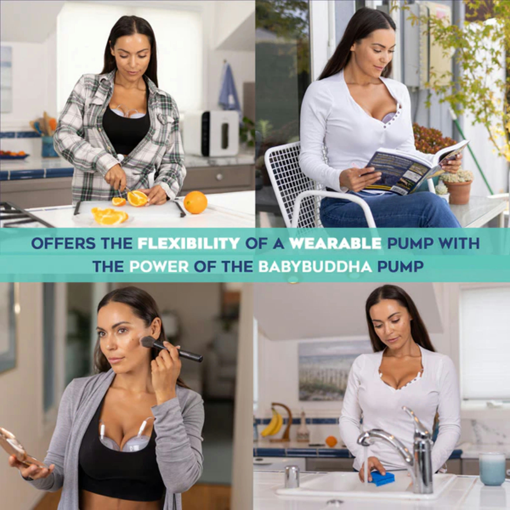 BabyBuddha Hands-Free Breast Pump Collection Cups