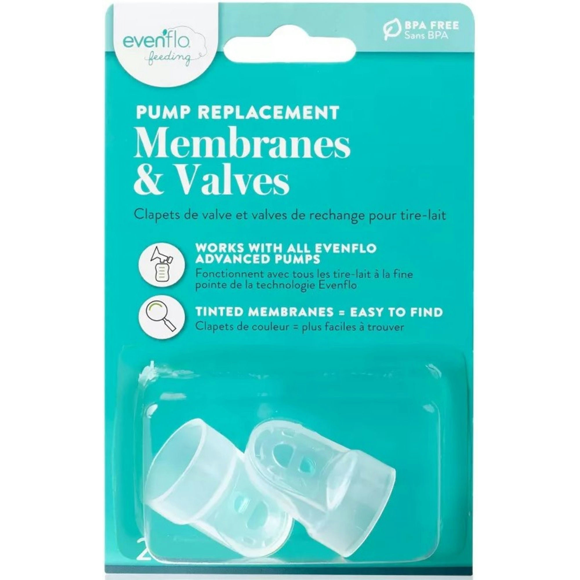Evenflo Breast Pump Replacement Membranes and Valves