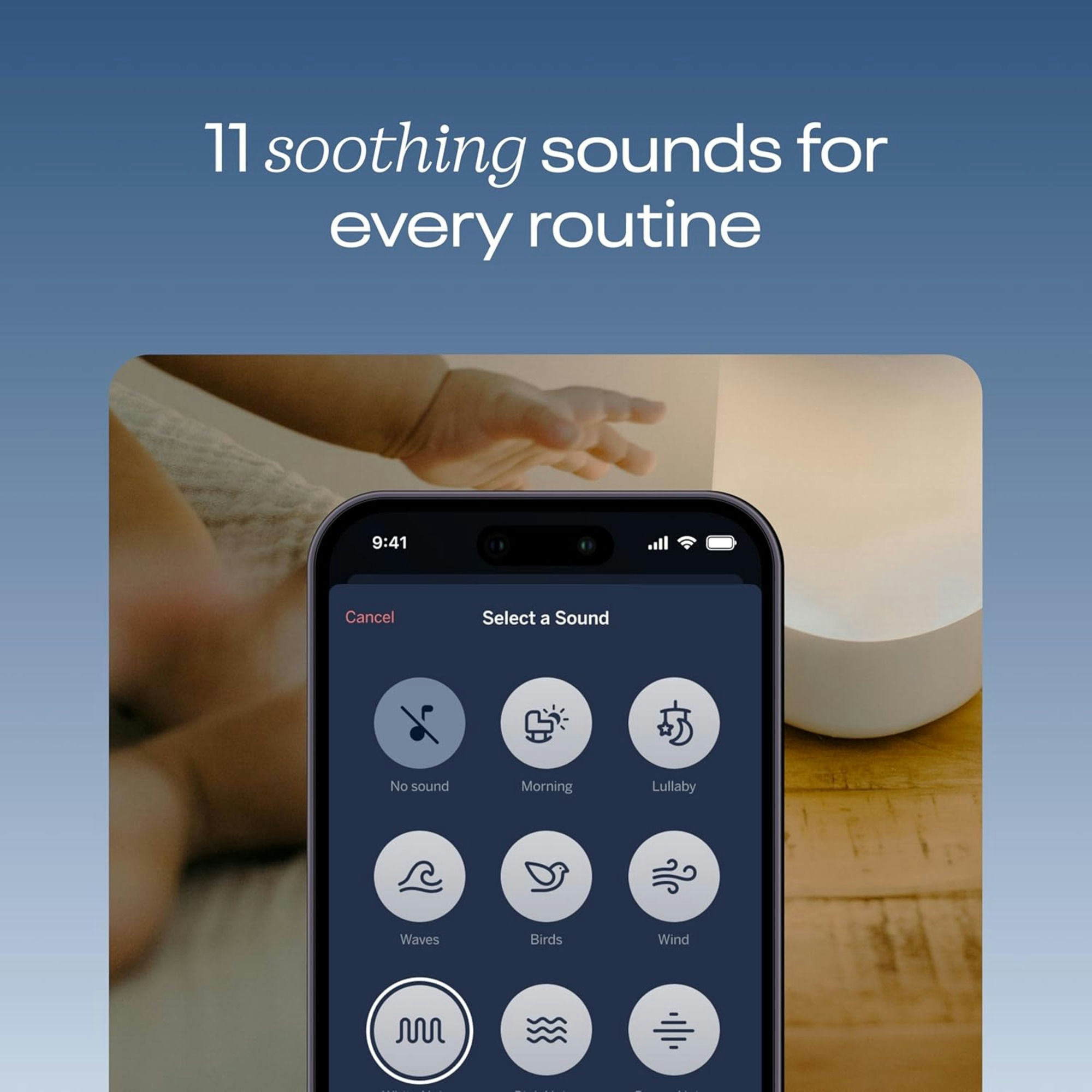 Nanit Sound Machine with Night Light