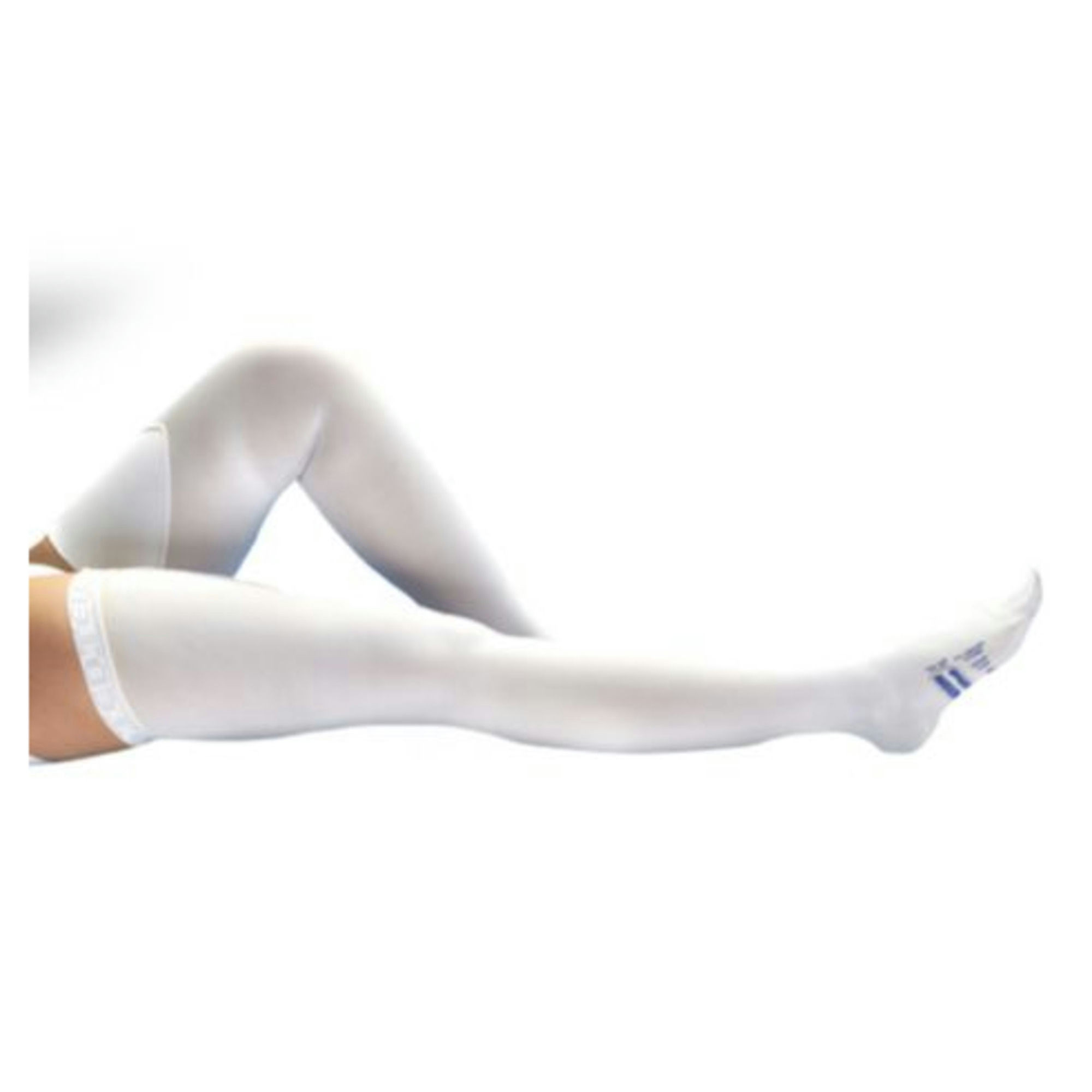 T.E.D. Anti-Embolism Inspection Toe Thigh High Stocking for Acute Care, Short