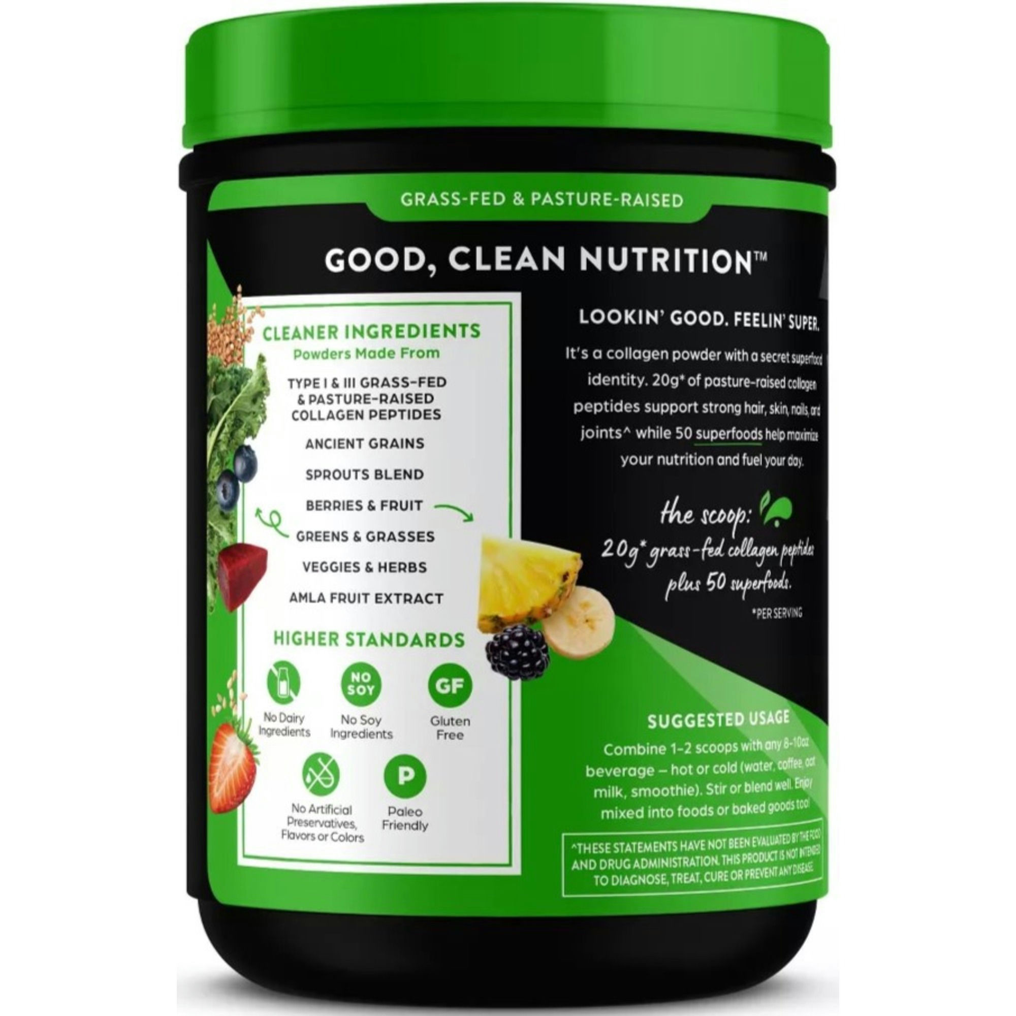 Orgain Collagen Peptides + 50 Superfoods Powder