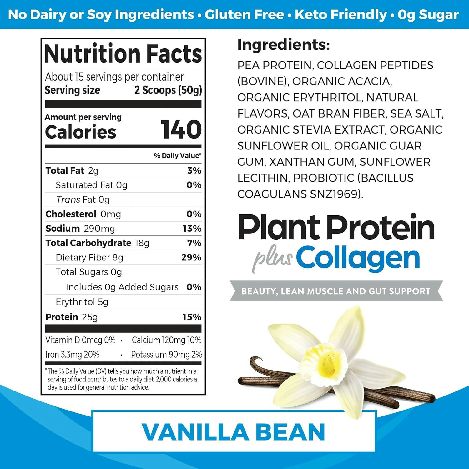 Orgain Plant Protein Plus Collagen