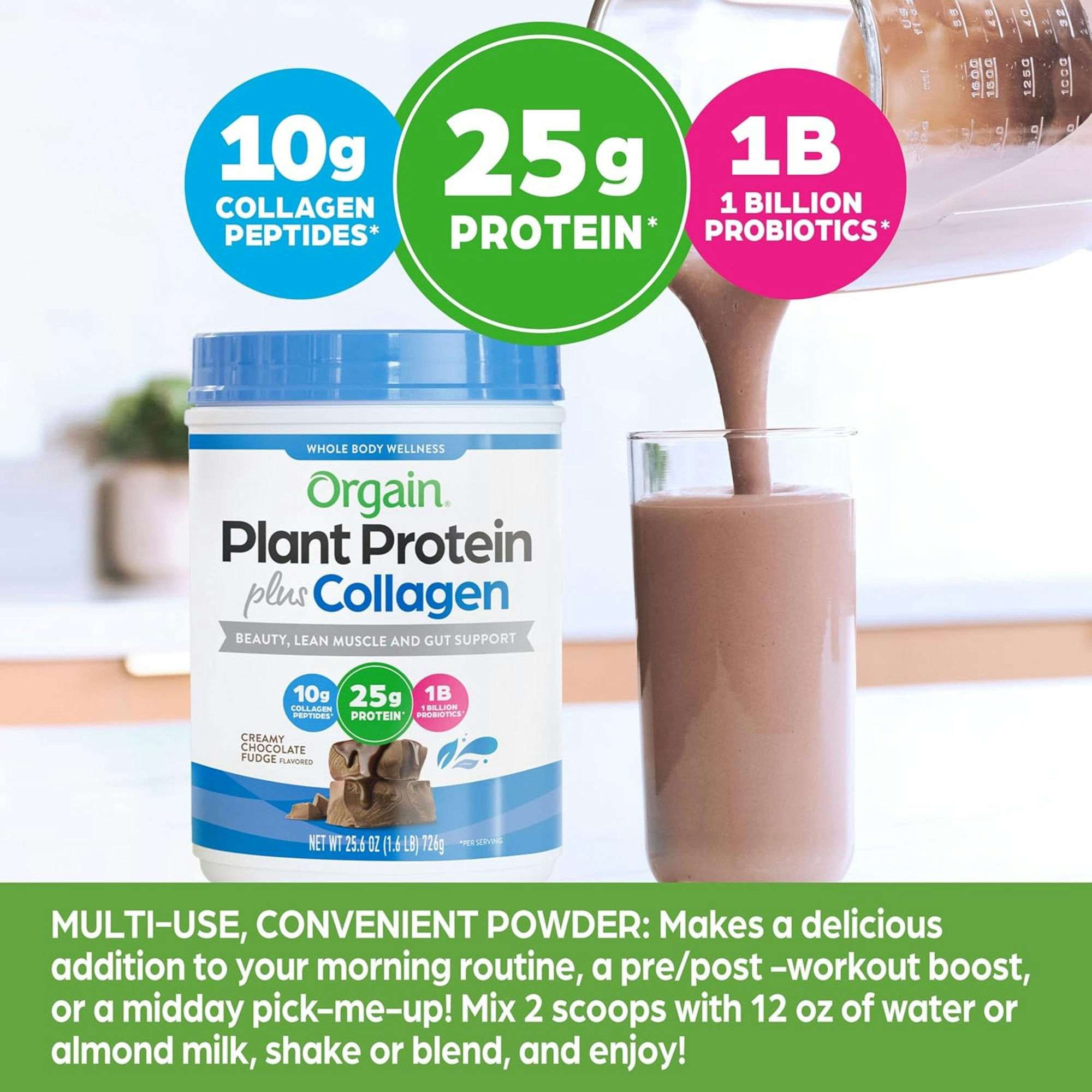 Orgain Plant Protein Plus Collagen