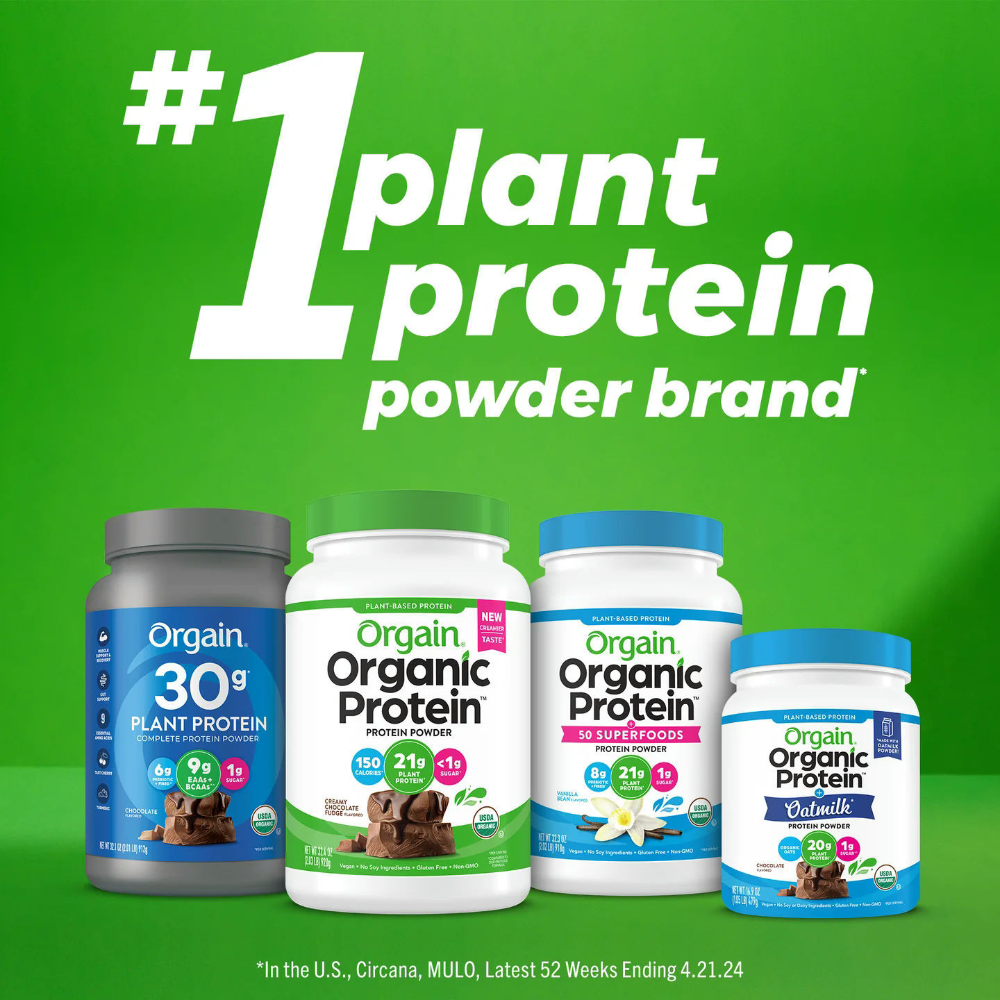 Orgain 30g Organic Plant Protein Powder