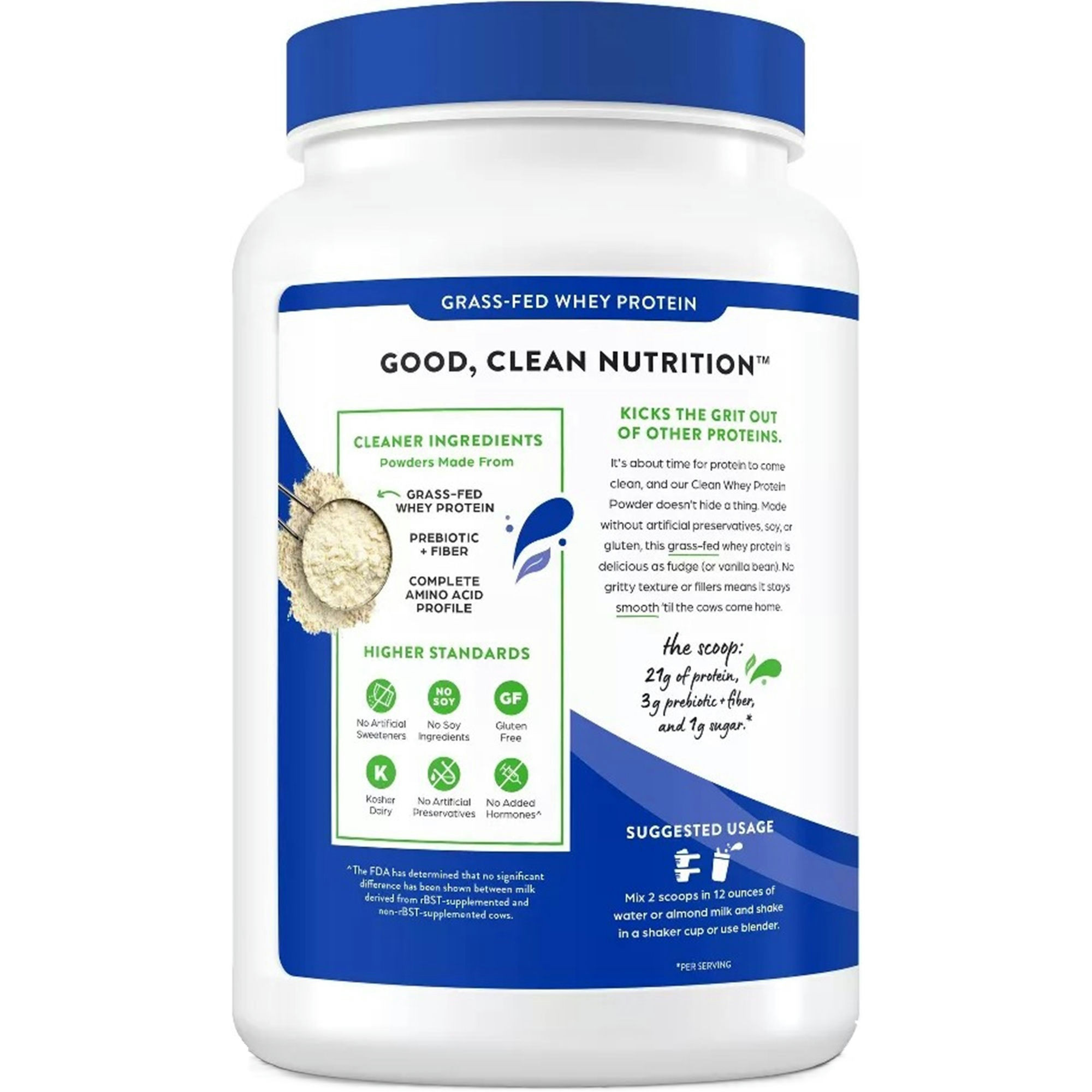 Orgain Clean Grass-Fed Whey Protein Powder