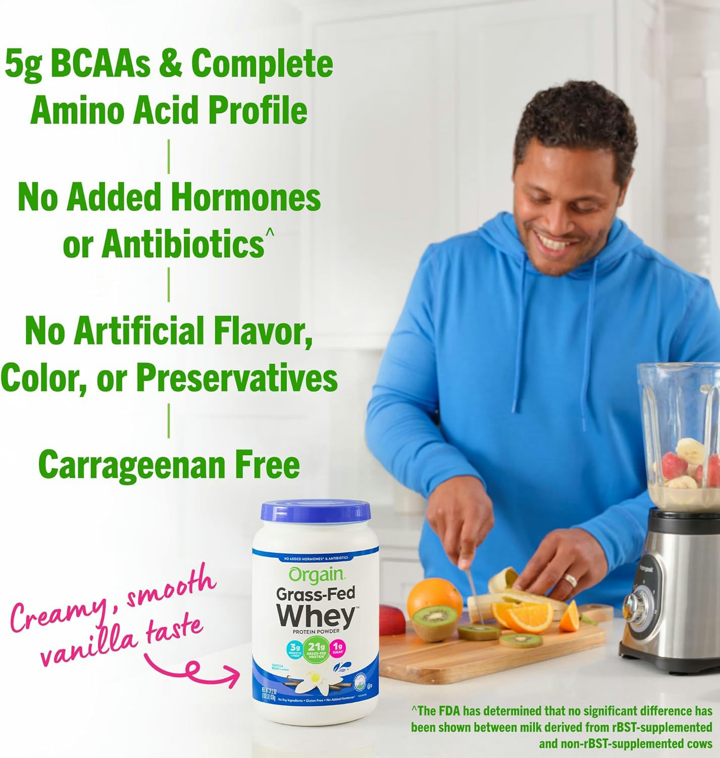 Orgain Clean Grass-Fed Whey Protein Powder