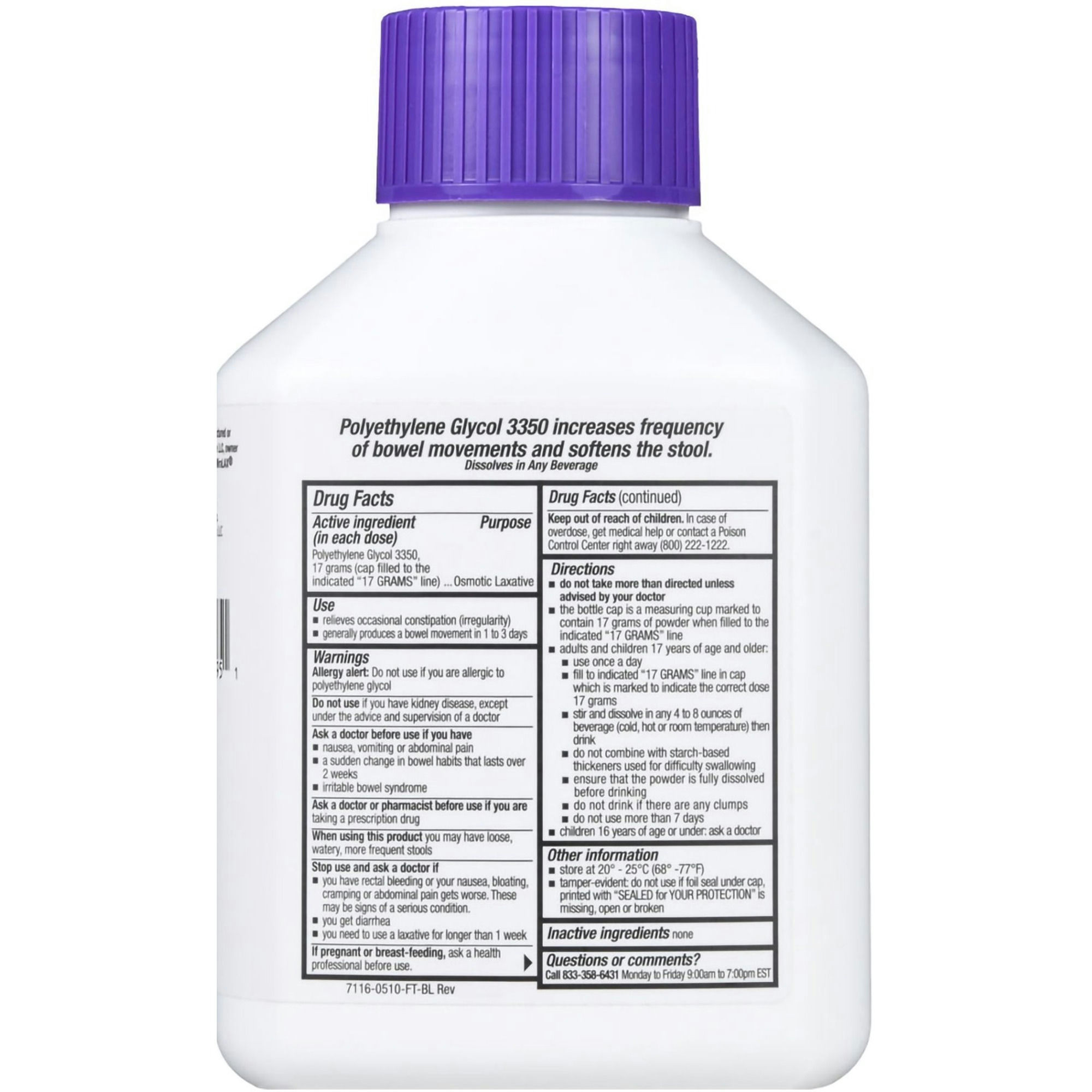 Foster & Thrive Clearlax Powder For Solution Osmotic Laxative