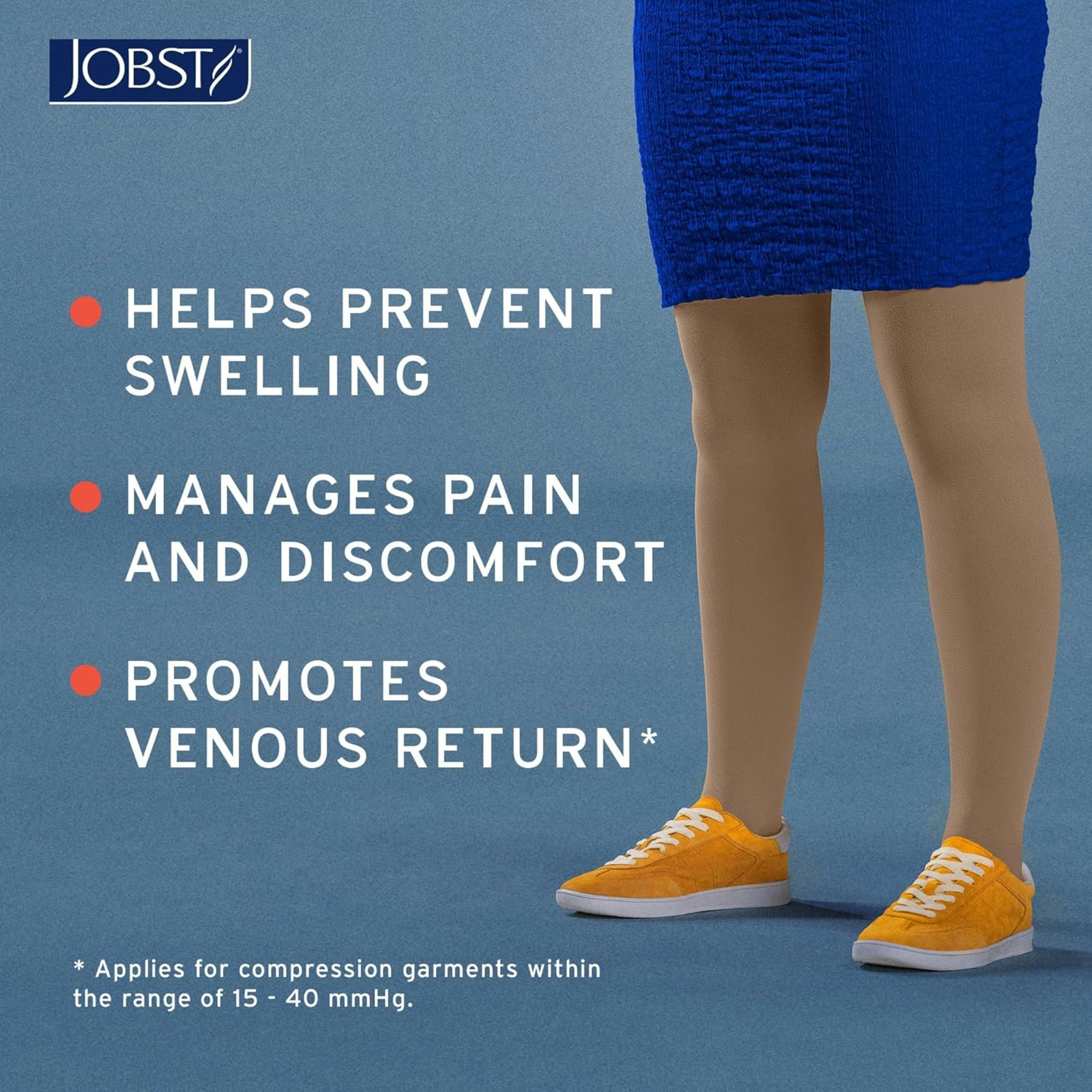JOBST Relief Medical Compression Thigh High Stocking, 20-30 mmHg
