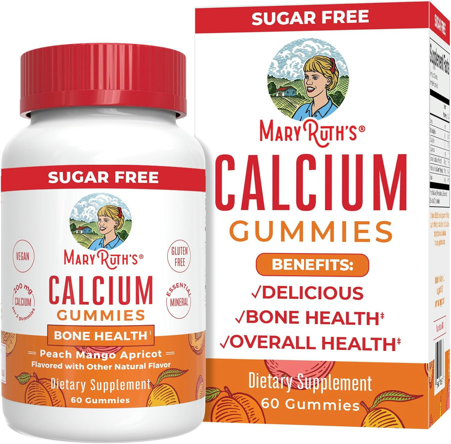 Mary Ruth's Sugar-Free Calcium Gummies