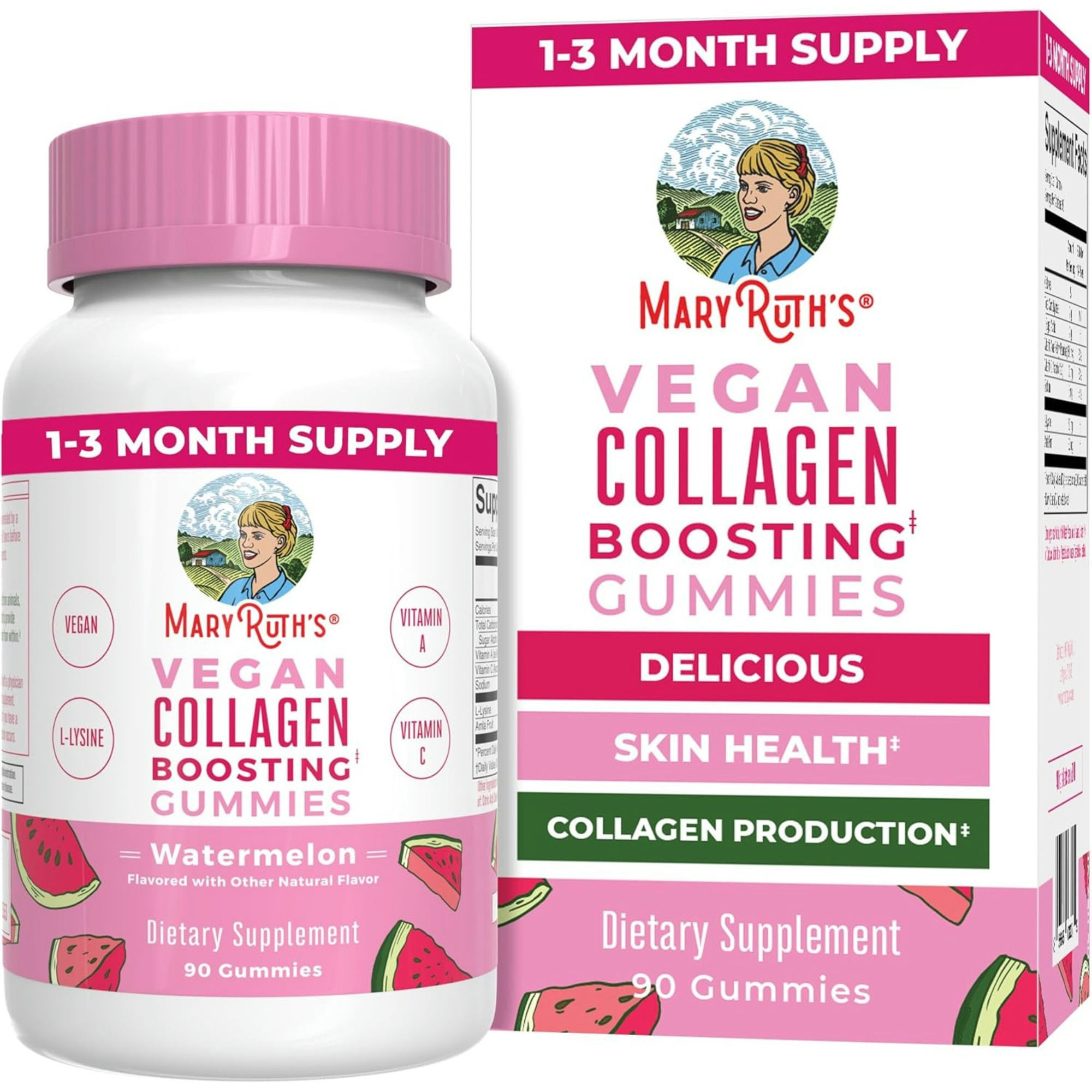 Mary Ruth's Vegan Collagen Boosting Gummies
