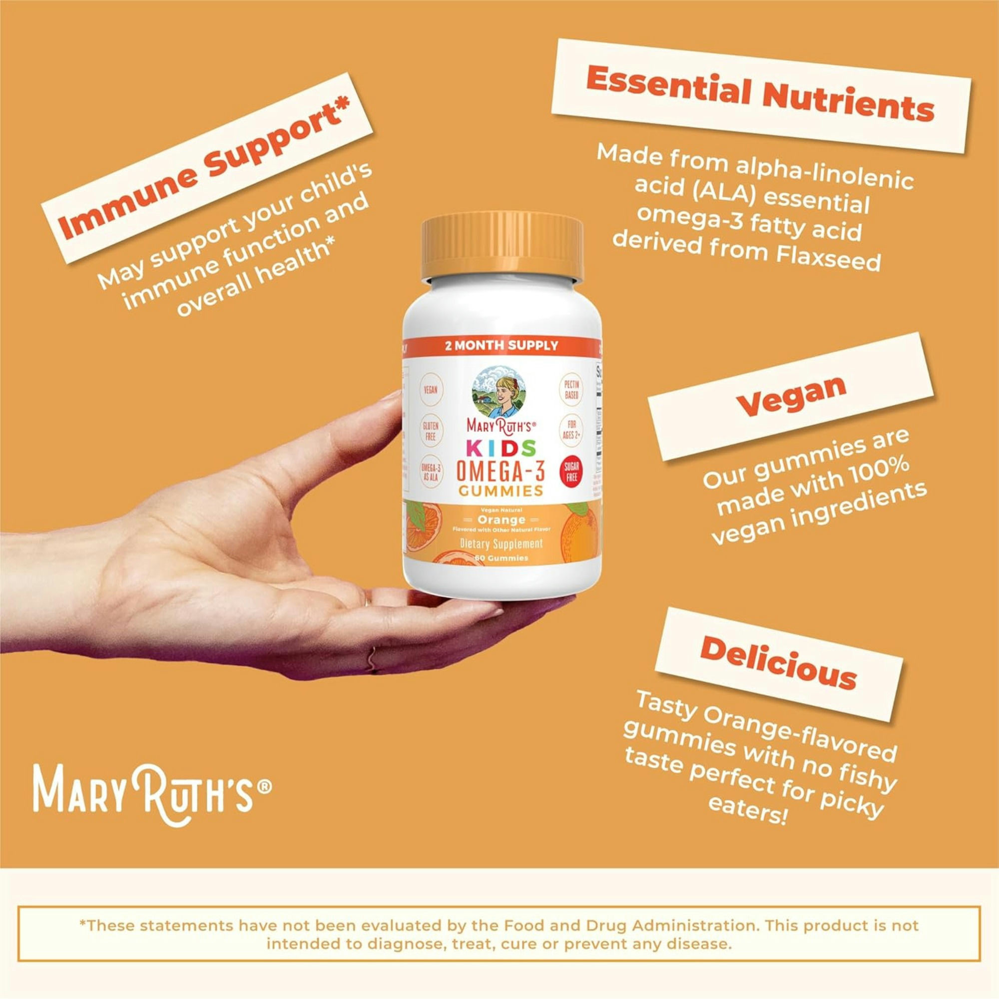 Mary Ruth's Kids Omega-3 Gummies