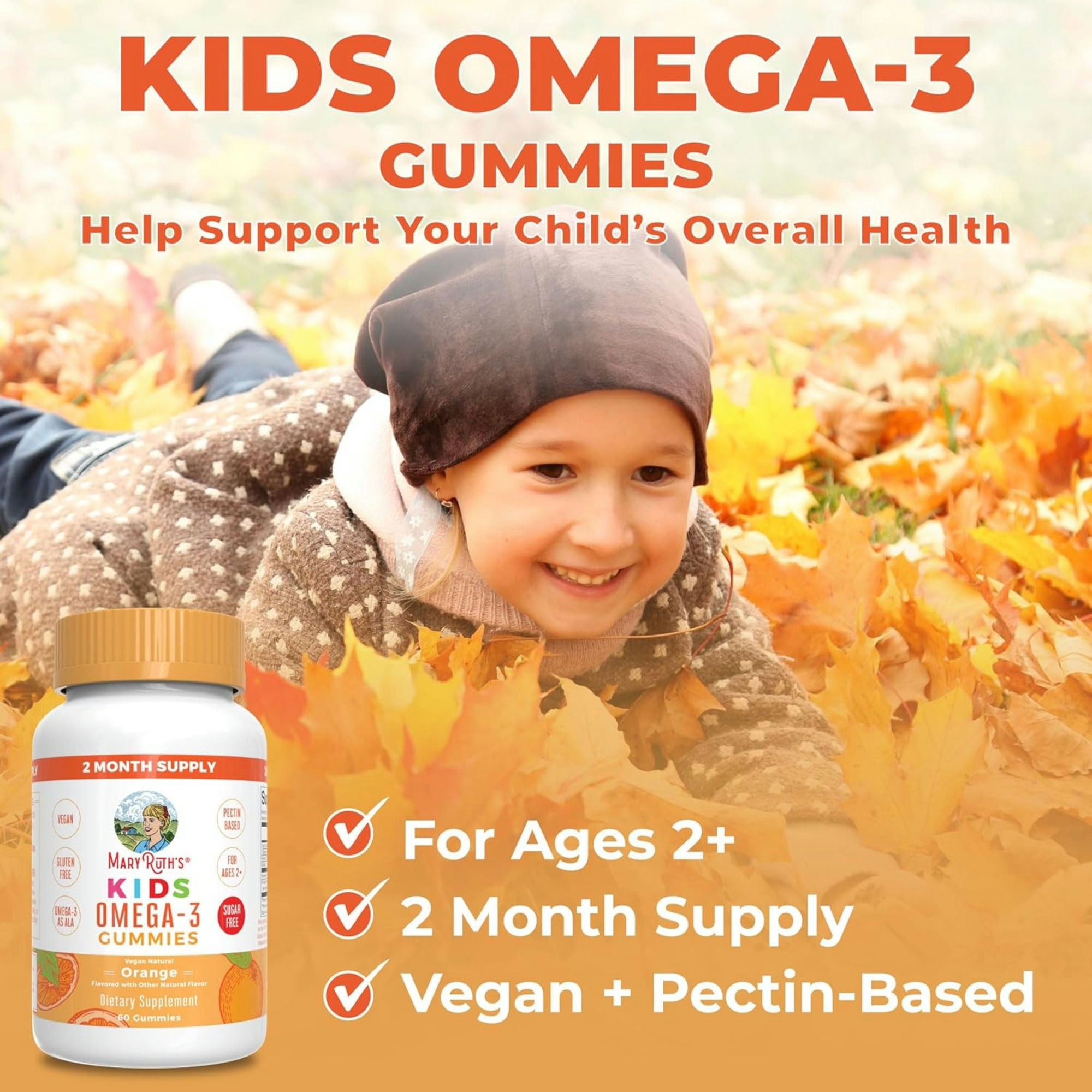 Mary Ruth's Kids Omega-3 Gummies