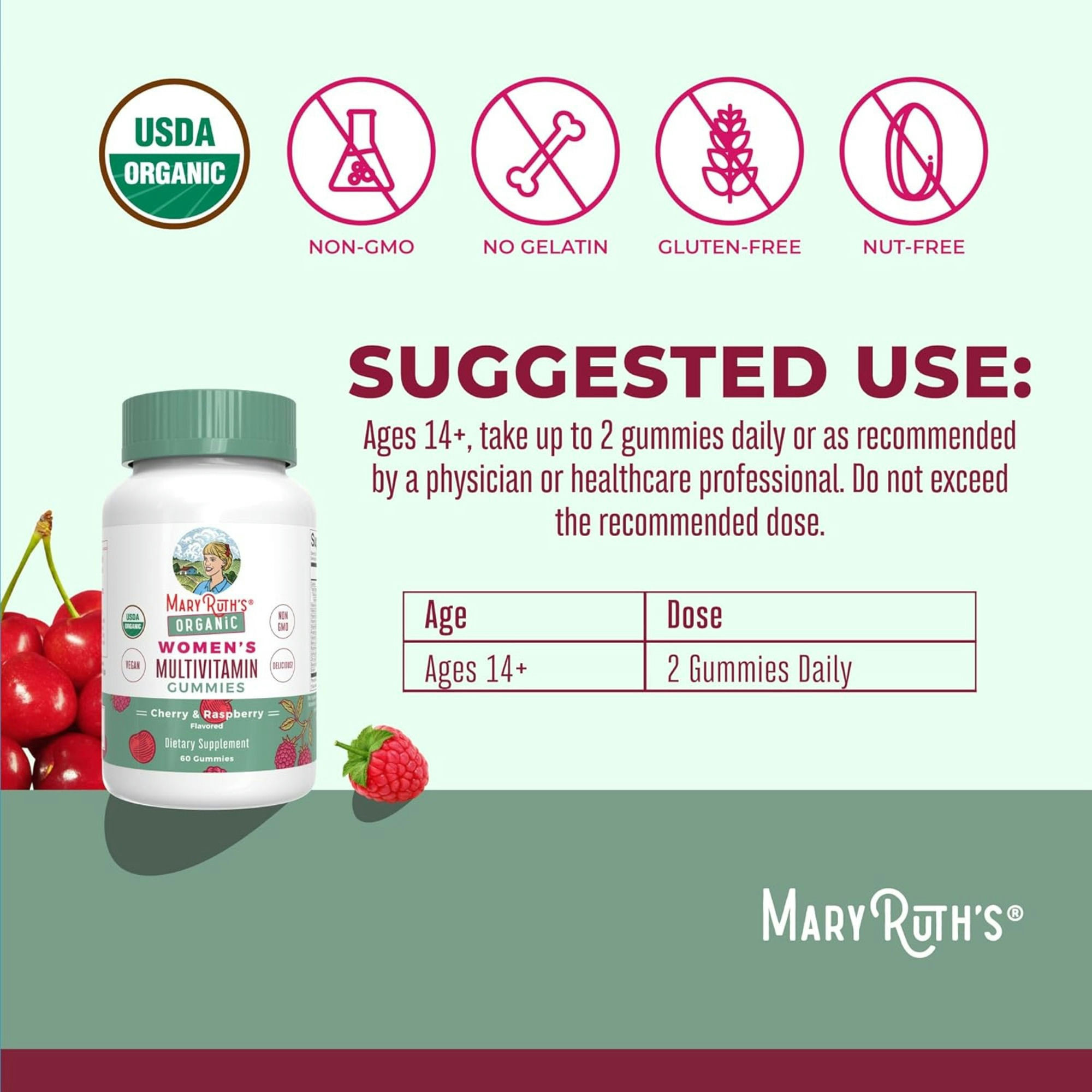 Mary Ruth's Organic Women's Multivitamin Gummies