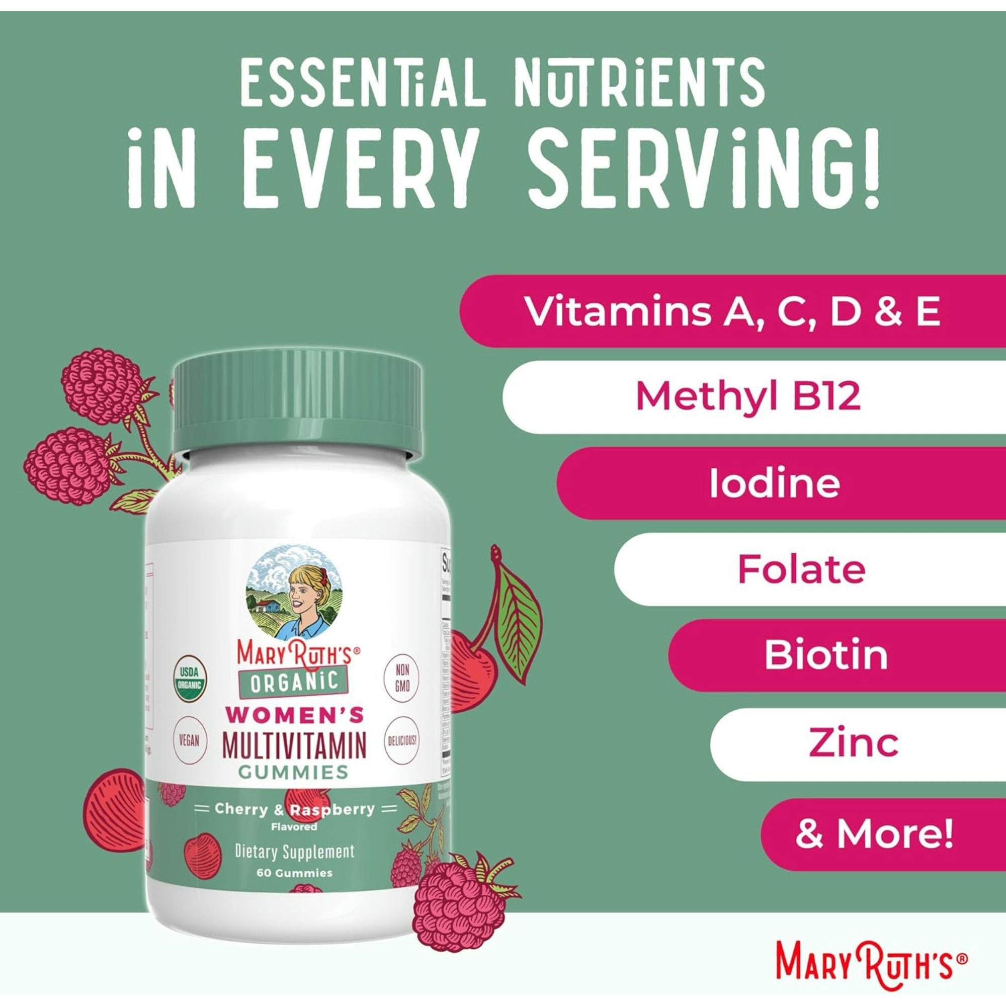 Mary Ruth's Organic Women's Multivitamin Gummies