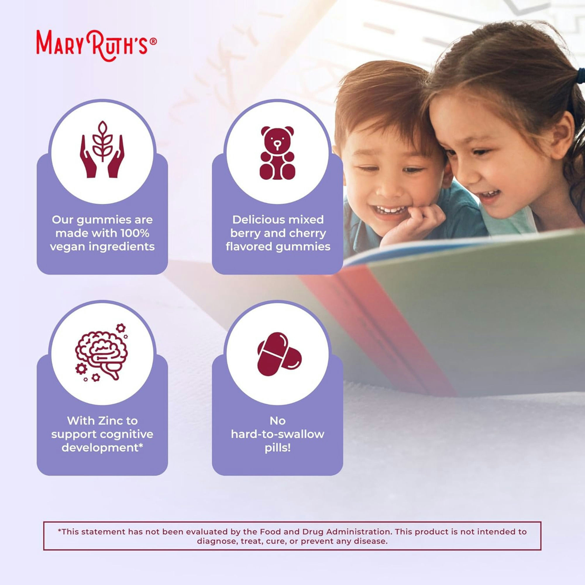 Mary Ruth's Kids Organic Multivitamin Gummies