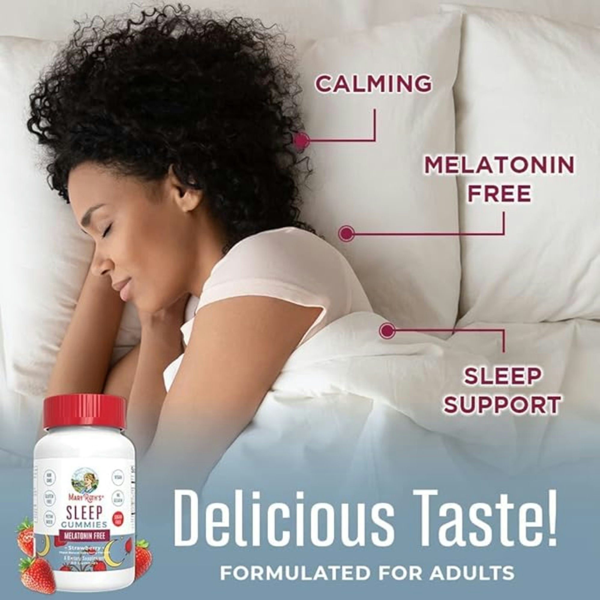 Mary Ruth's Sugar-Free Melatonin-Free Sleep Gummies