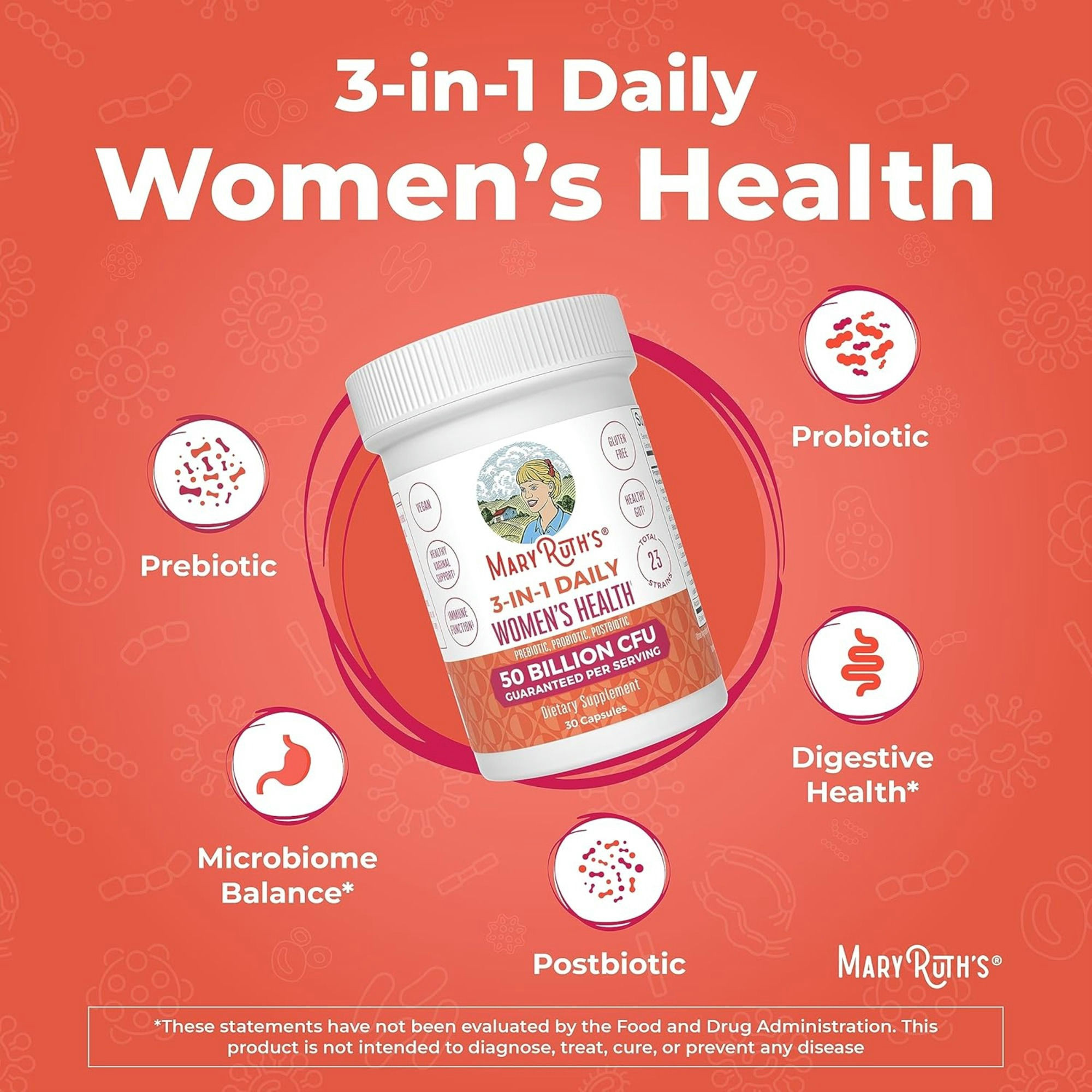 Mary Ruth's Women's 3-in-1 Daily Dietary Supplement
