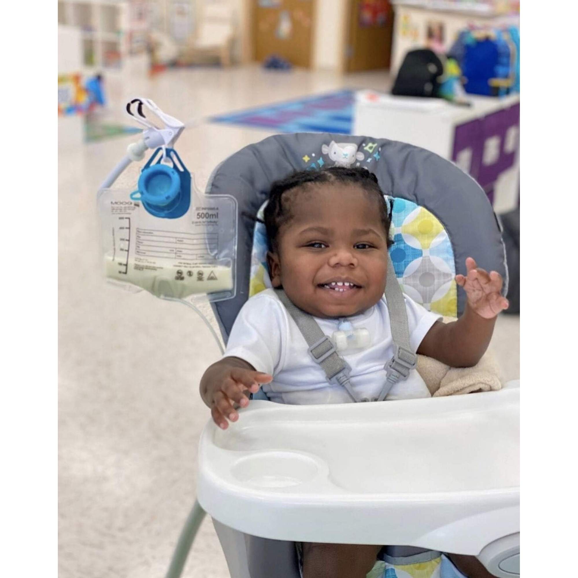 FreeArm Muscle Tube Feeding and Infusion Holder