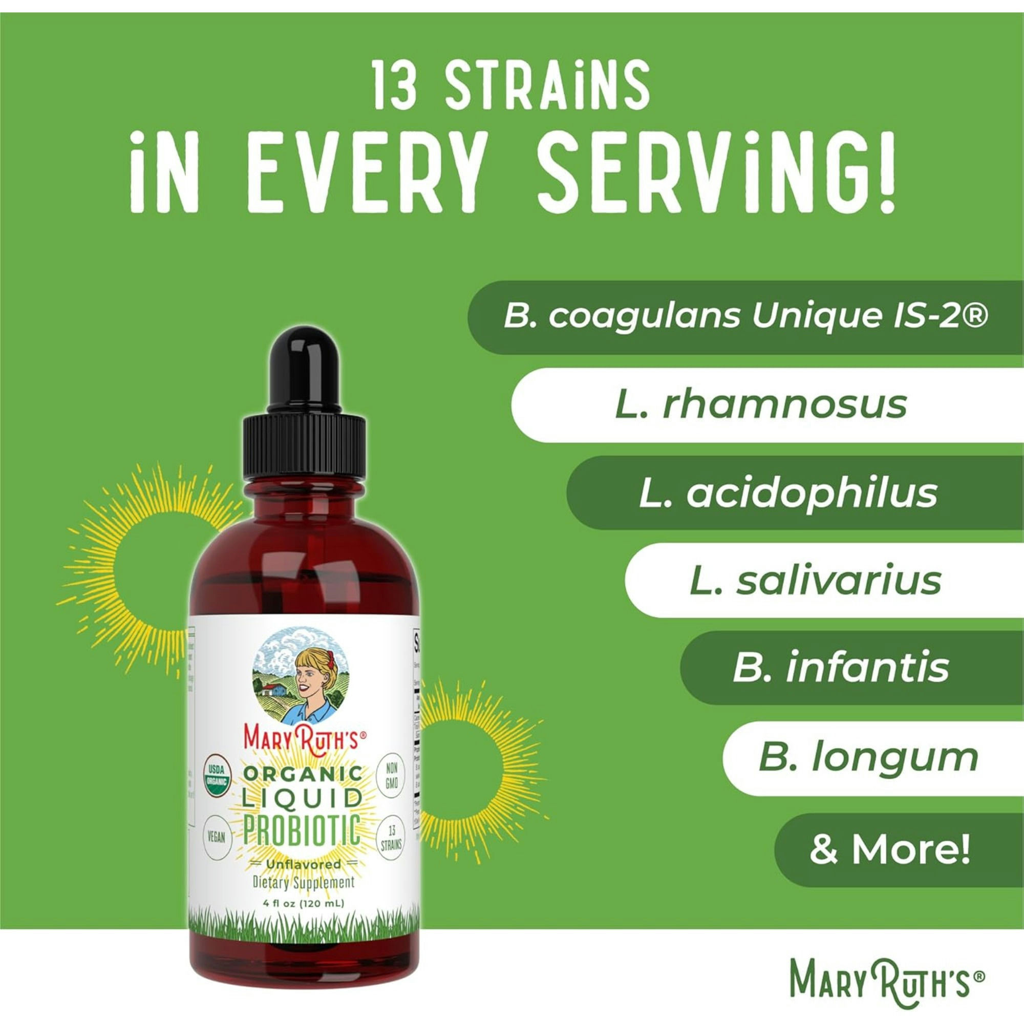 Mary Ruth's Organic Liquid Probiotic Dietary Supplement