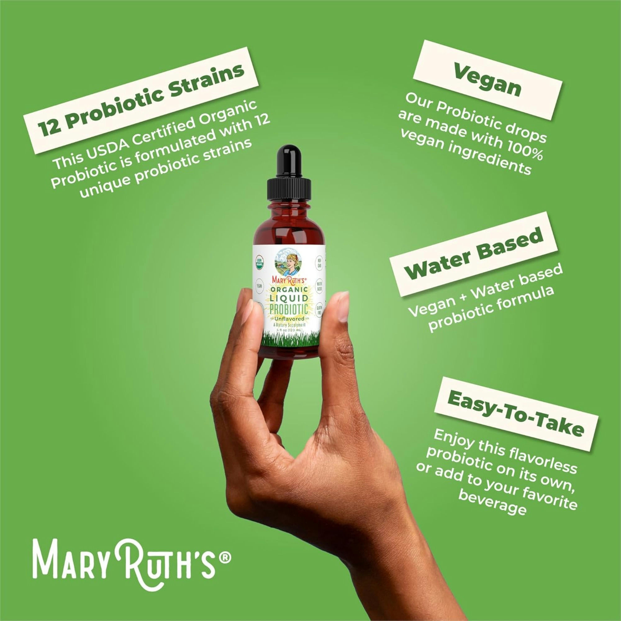 Mary Ruth's Organic Liquid Probiotic Dietary Supplement