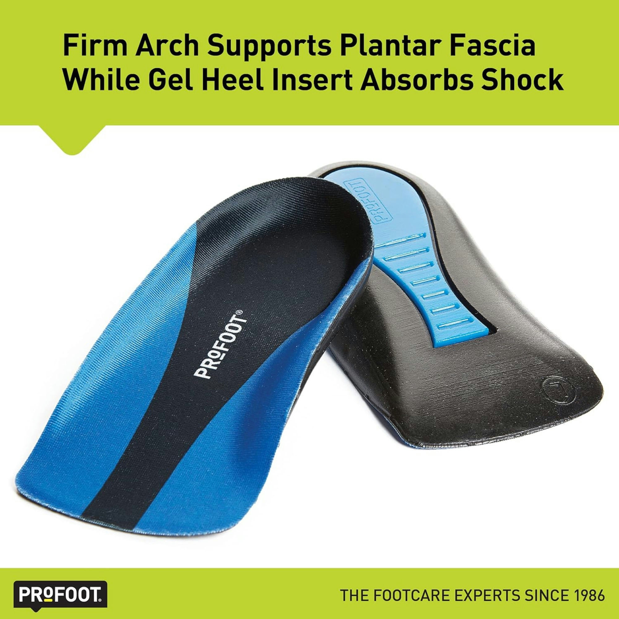 ProFoot Plantar Fasciitis Insoles for Men