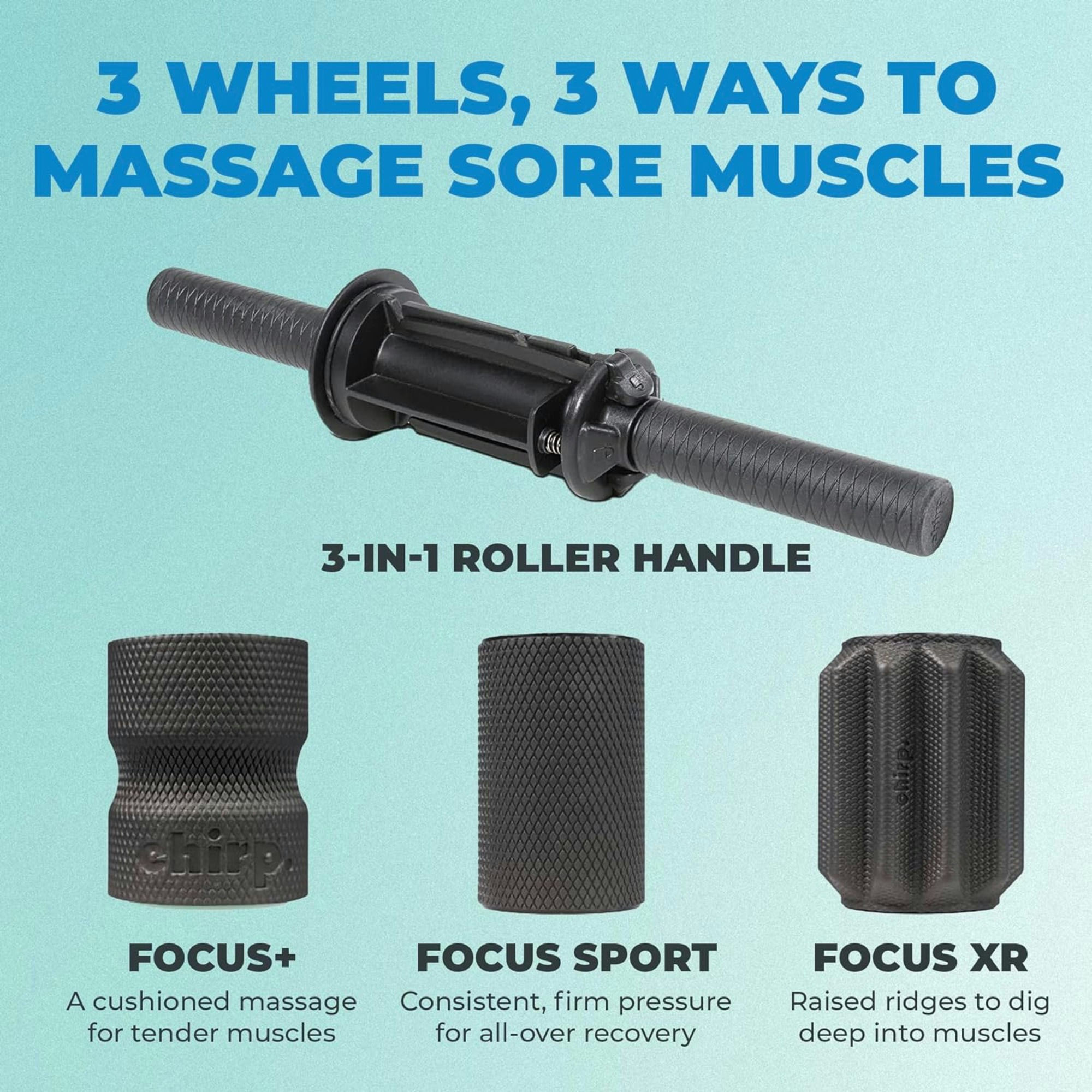 Chirp 3-in-1 Muscle Roller