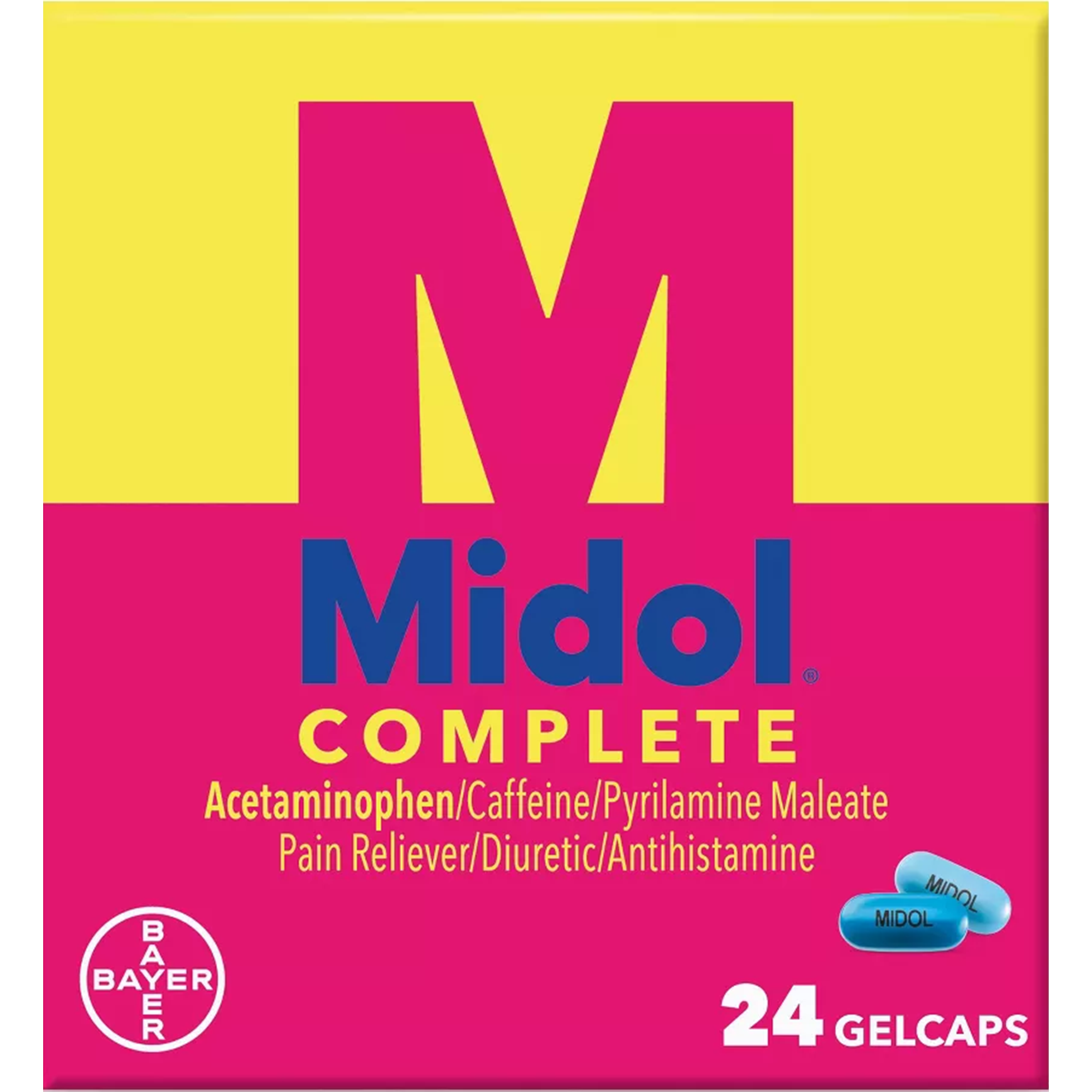 Midol Complete Multi-Symptom Relief Gelcaps