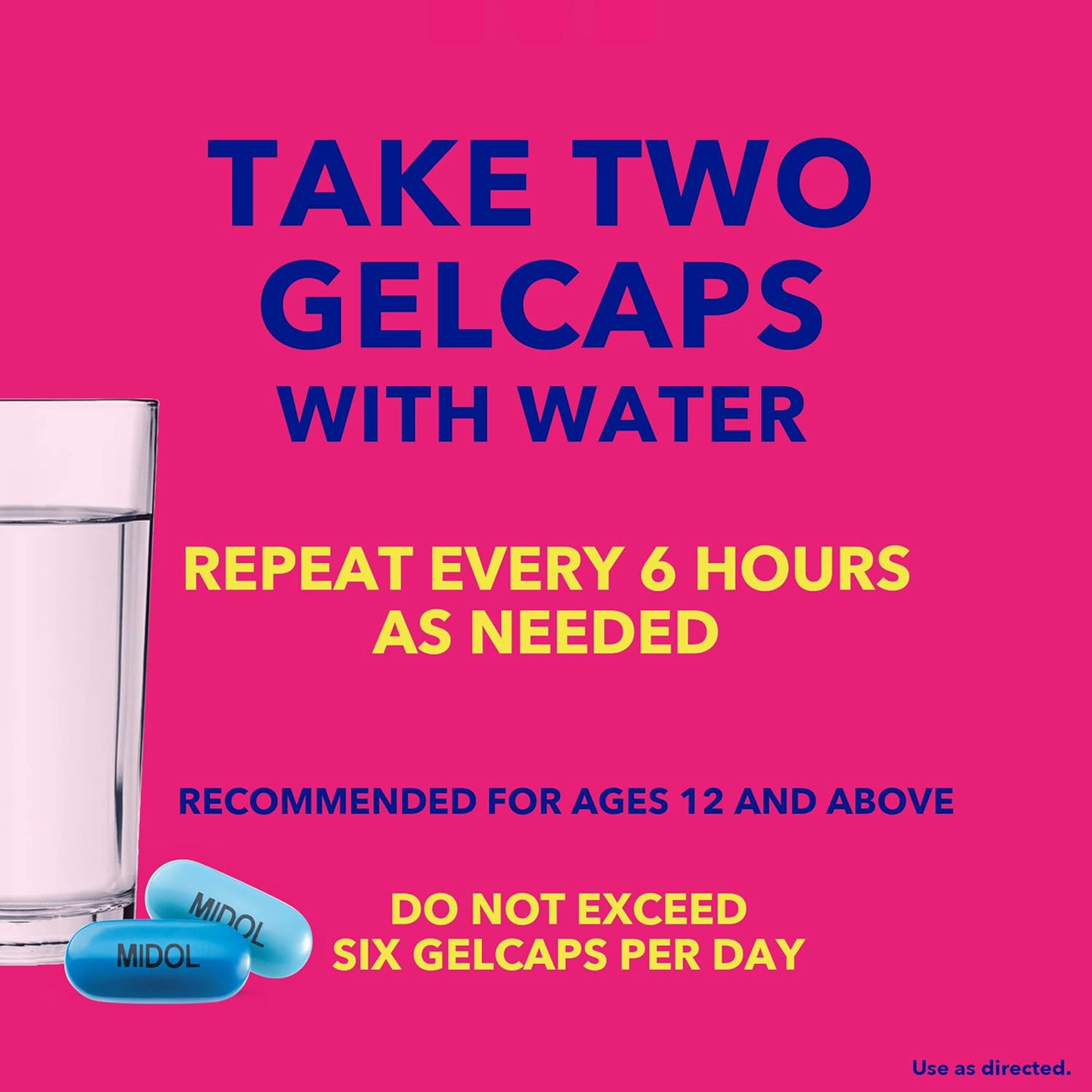 Midol Complete Multi-Symptom Relief Gelcaps