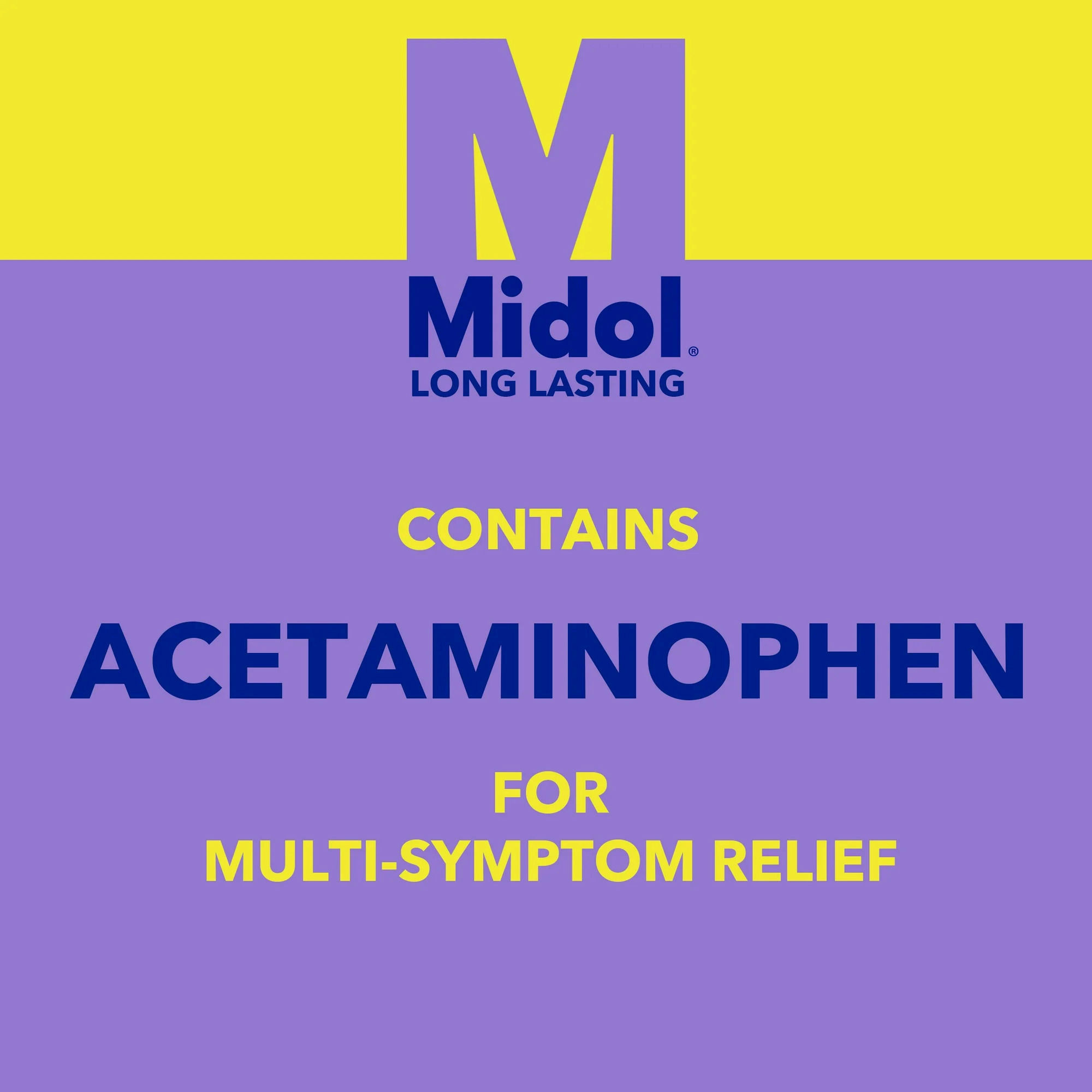 Midol long Lasting Relief Caplets