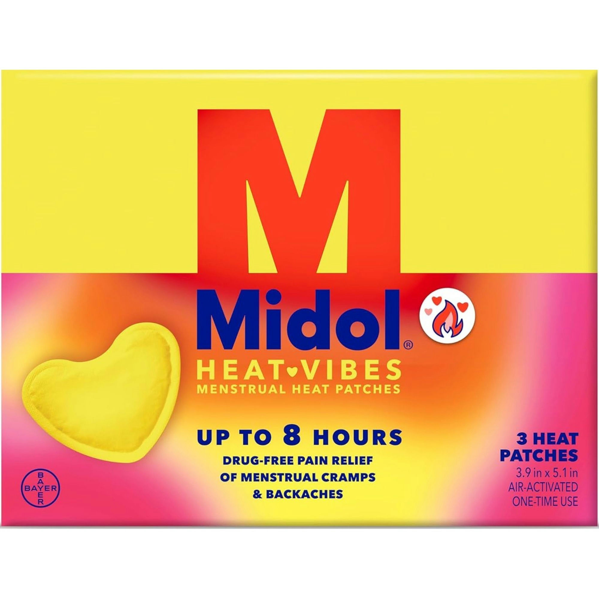 Midol Heat Vibes Menstrual Heat Patches