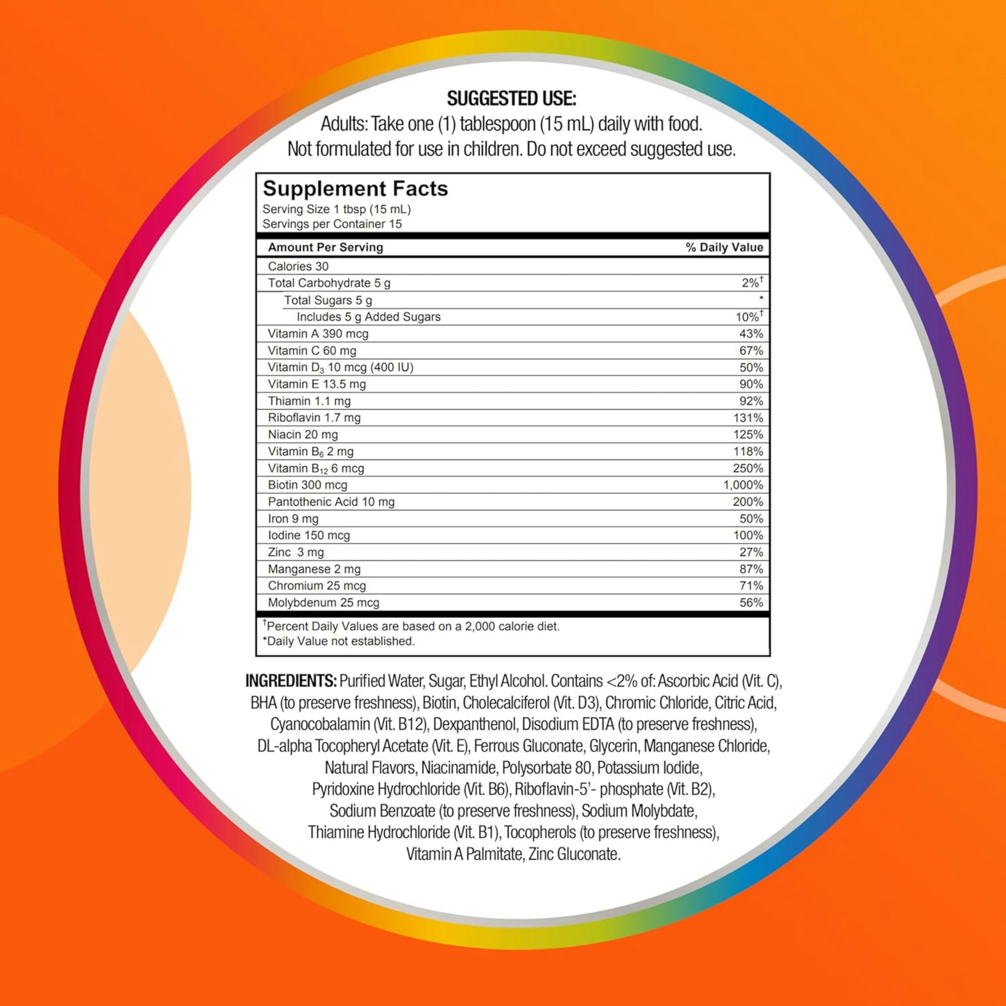 Centrum Adult Liquid Multivitamin & Multimineral Supplement