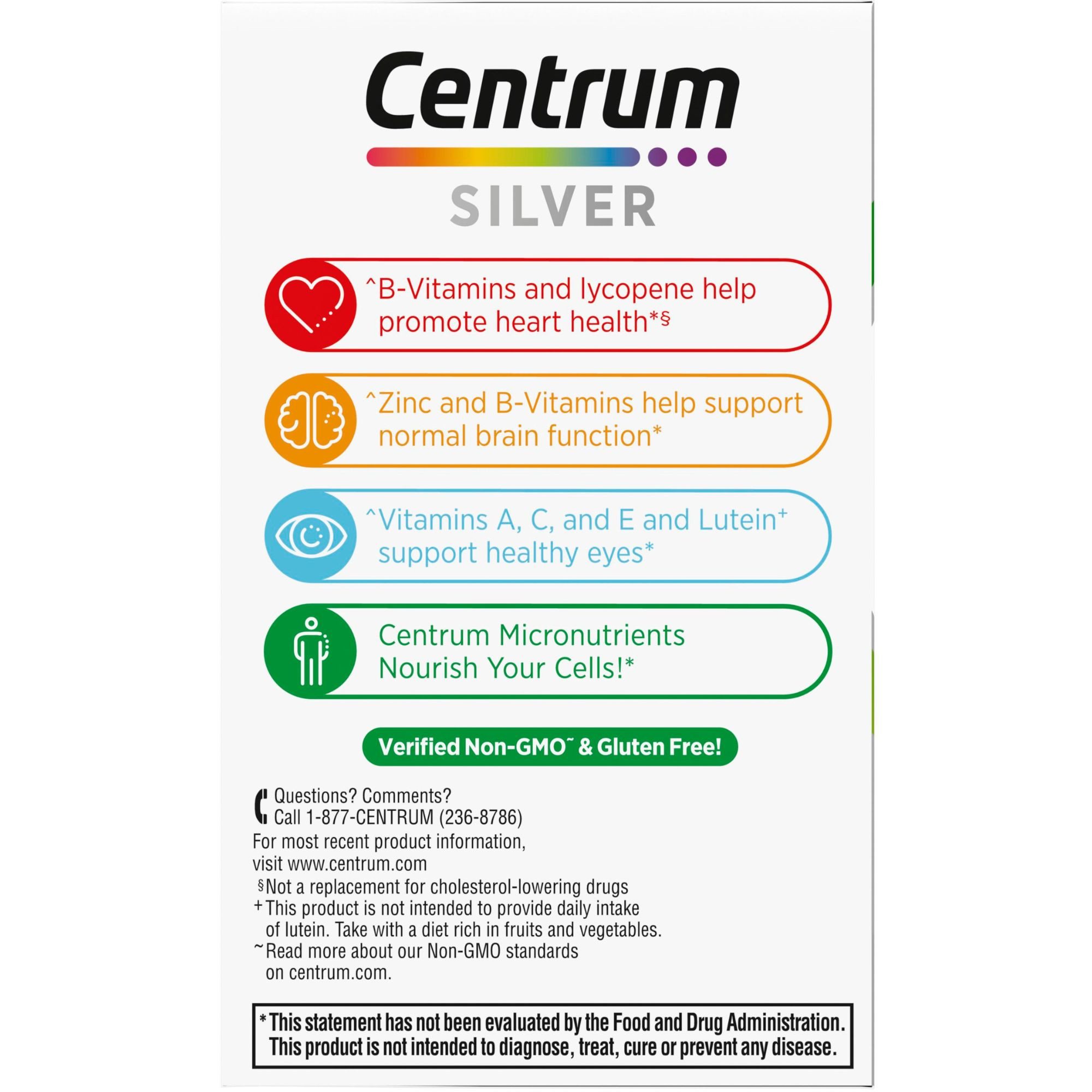 Centrum Silver Adults 50+ Multivitamin & Multimineral Supplement