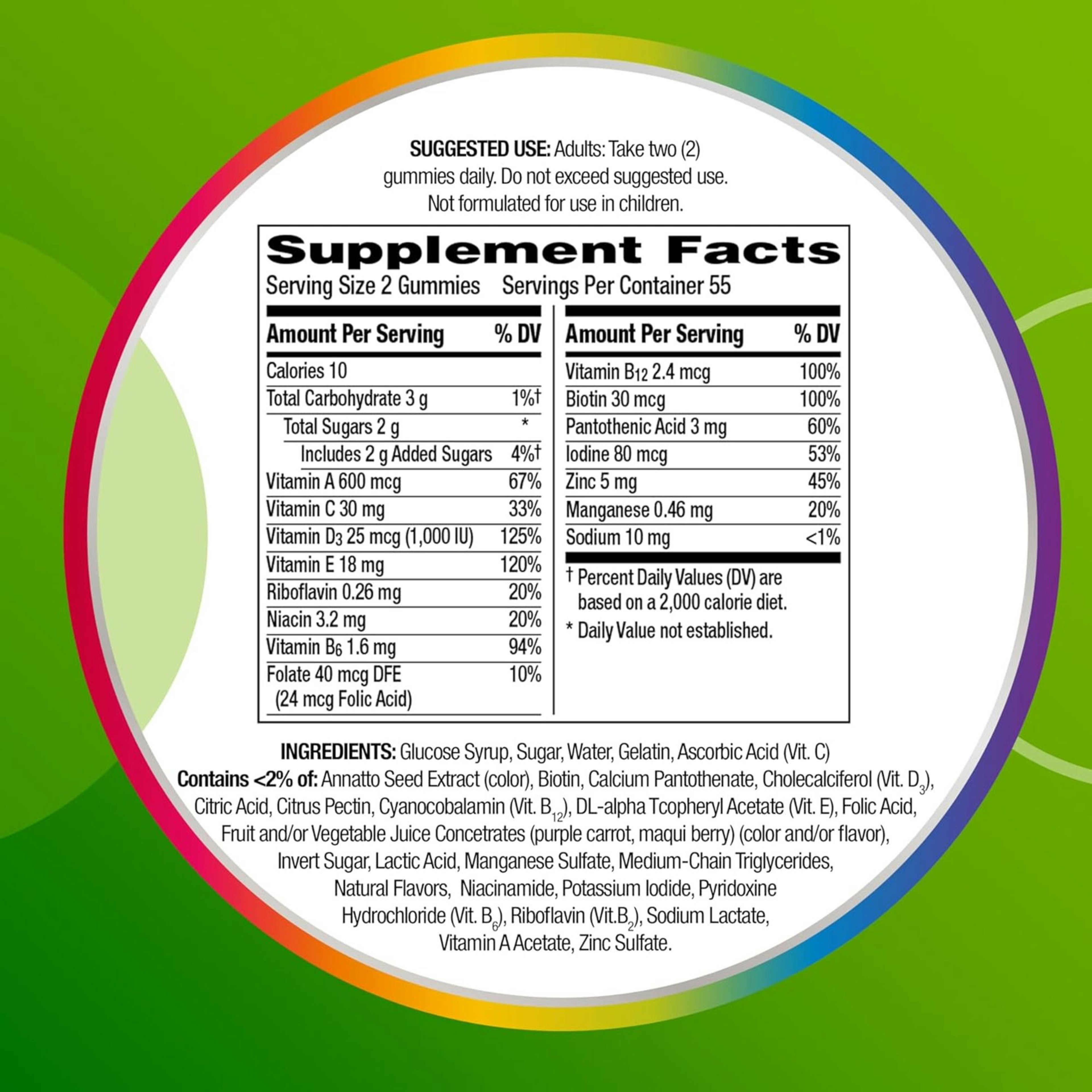 Centrum Adults Multigummies Multivitamin & Multimineral Supplement