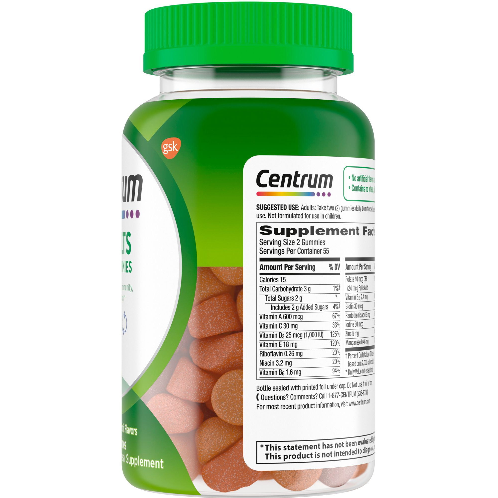 Centrum Adults Multigummies Multivitamin & Multimineral Supplement