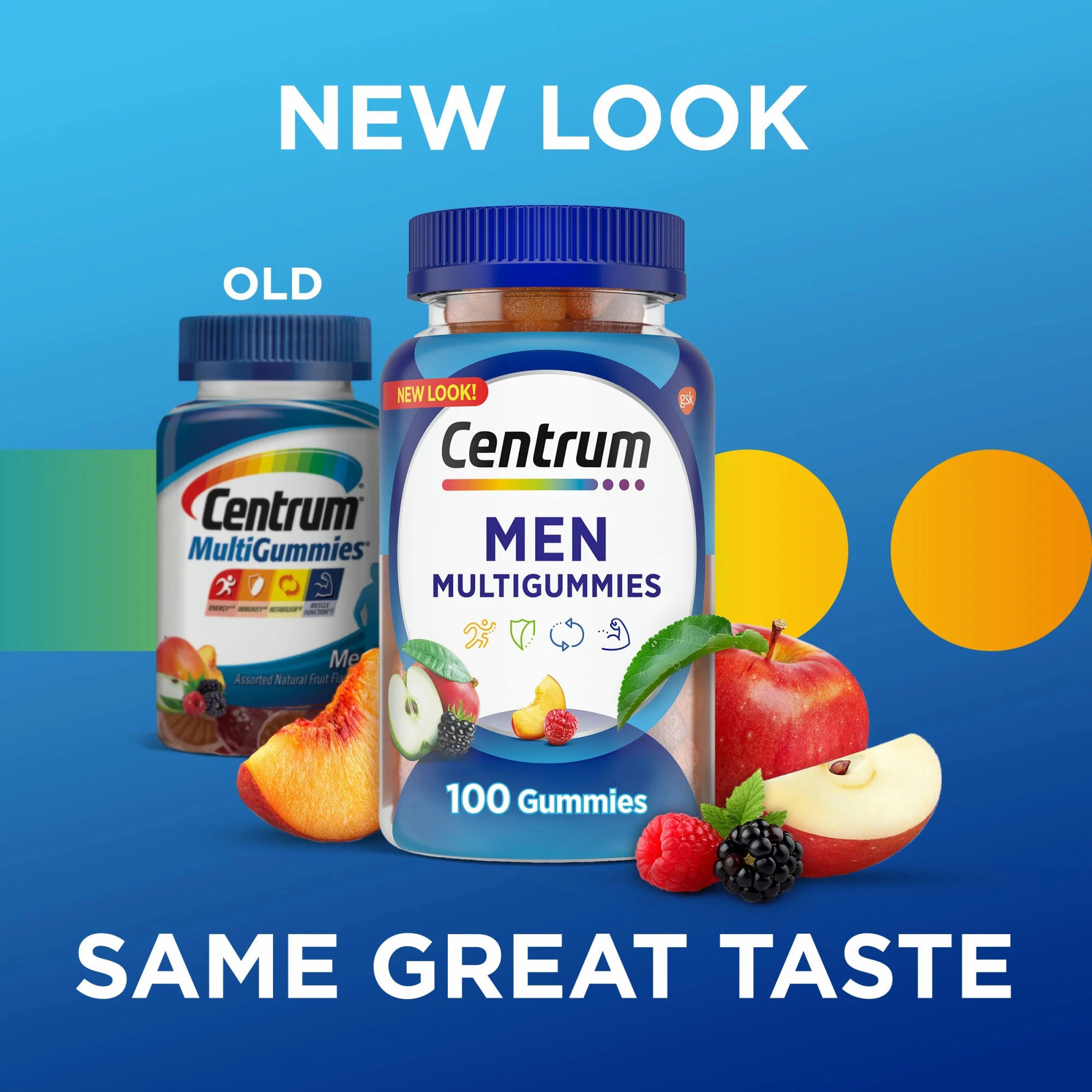 Centrum Men Multigummies Multivitamin & Multimineral Supplement