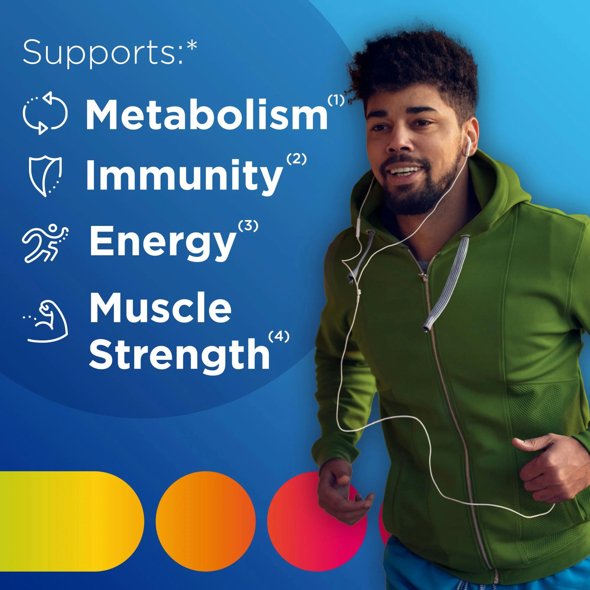 Centrum Men Multigummies Multivitamin & Multimineral Supplement