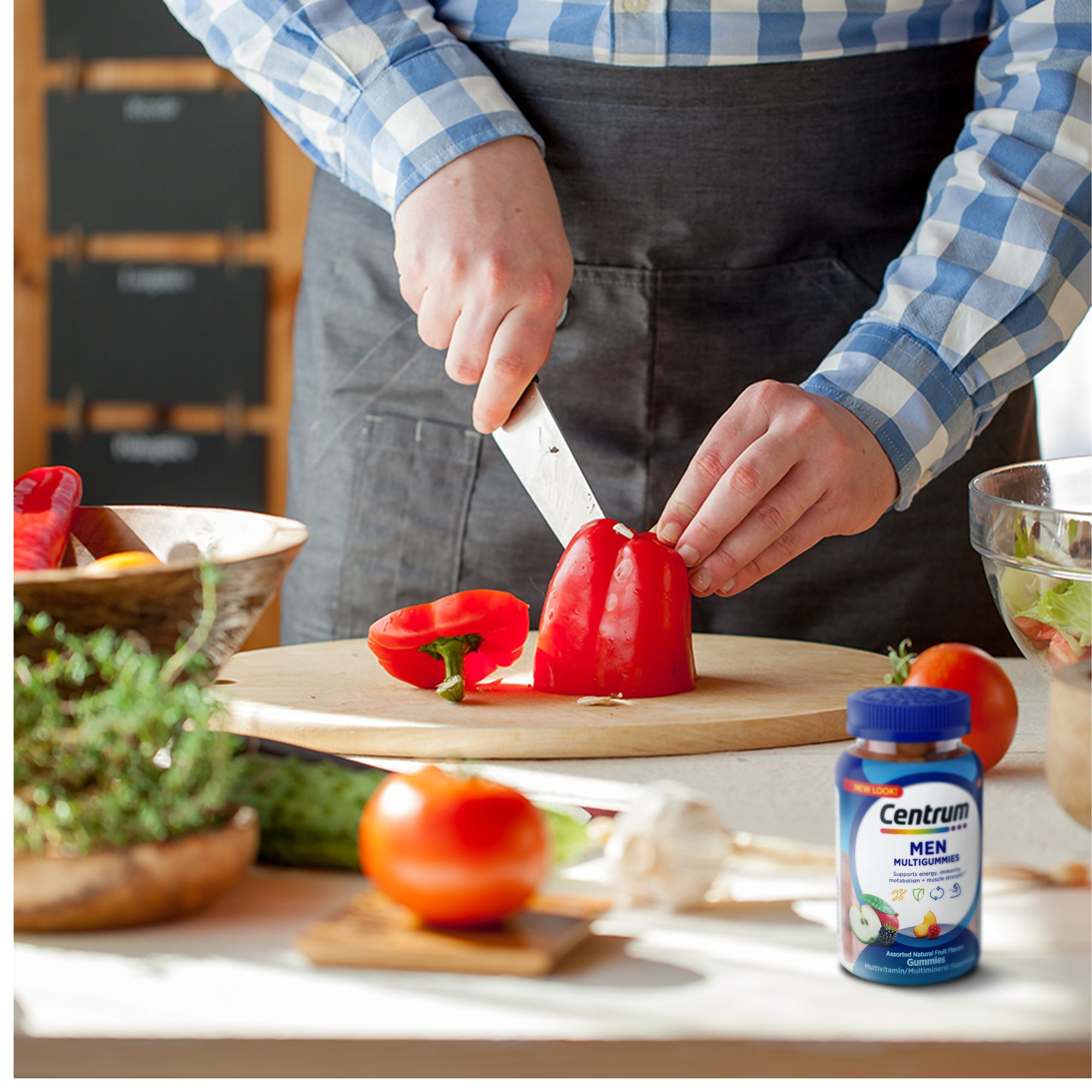 Centrum Men Multigummies Multivitamin & Multimineral Supplement