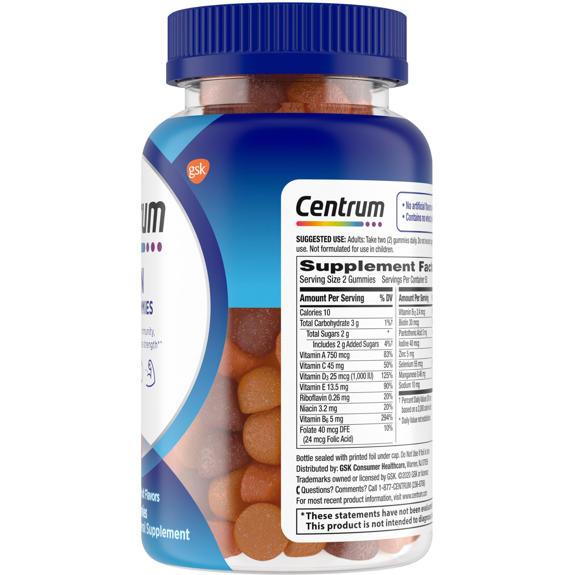 Centrum Men Multigummies Multivitamin & Multimineral Supplement
