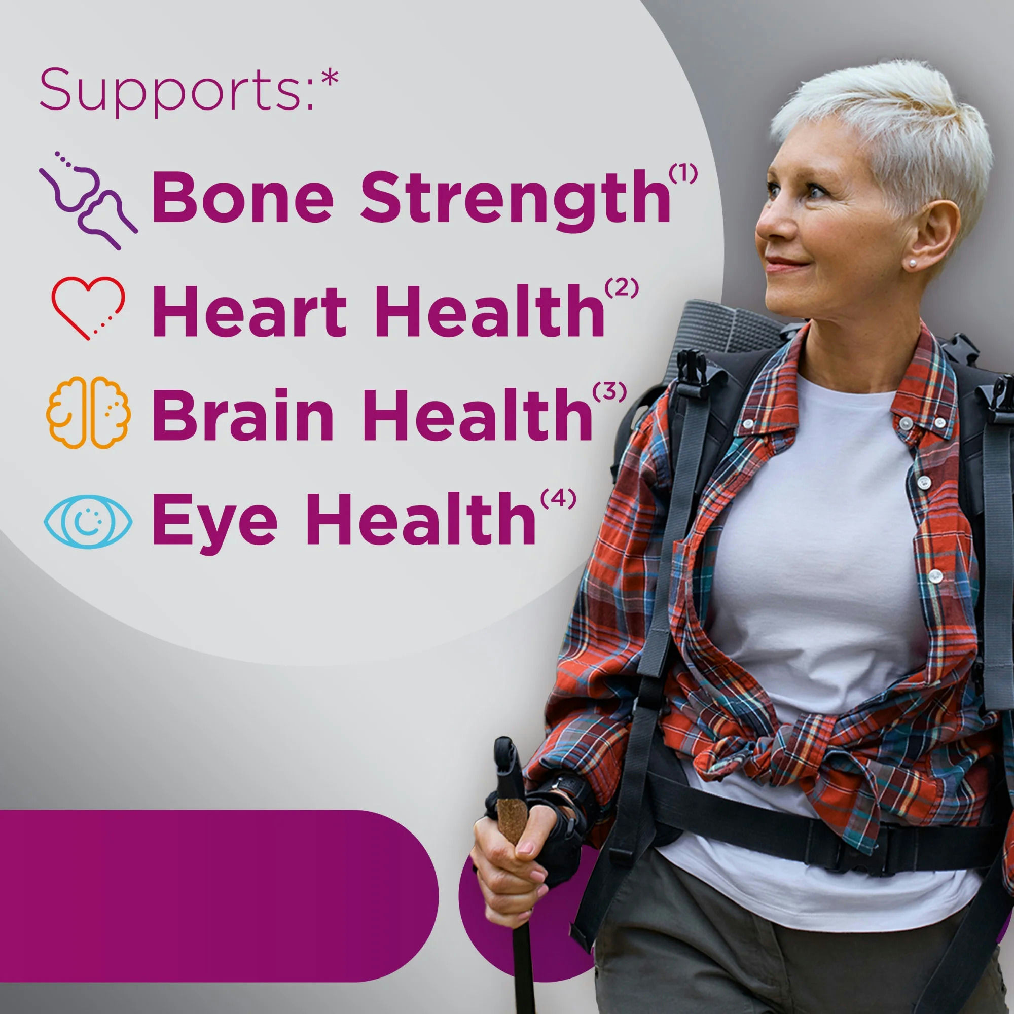 Centrum Women 50+ Multigummies Multivitamin & Multimineral Supplement