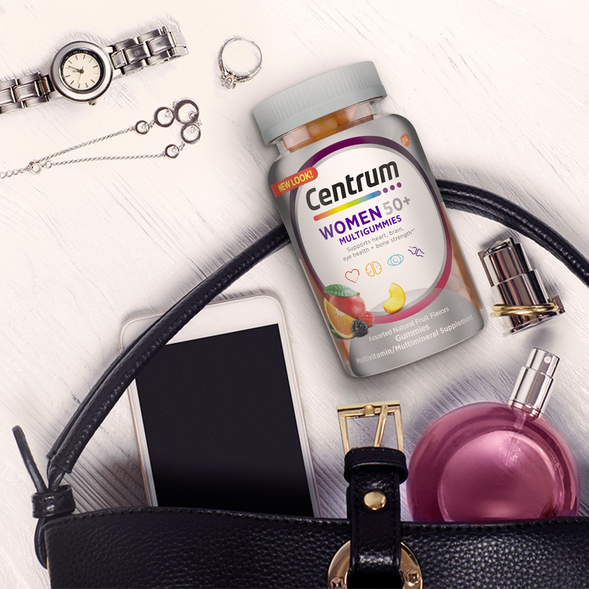 Centrum Women 50+ Multigummies Multivitamin & Multimineral Supplement