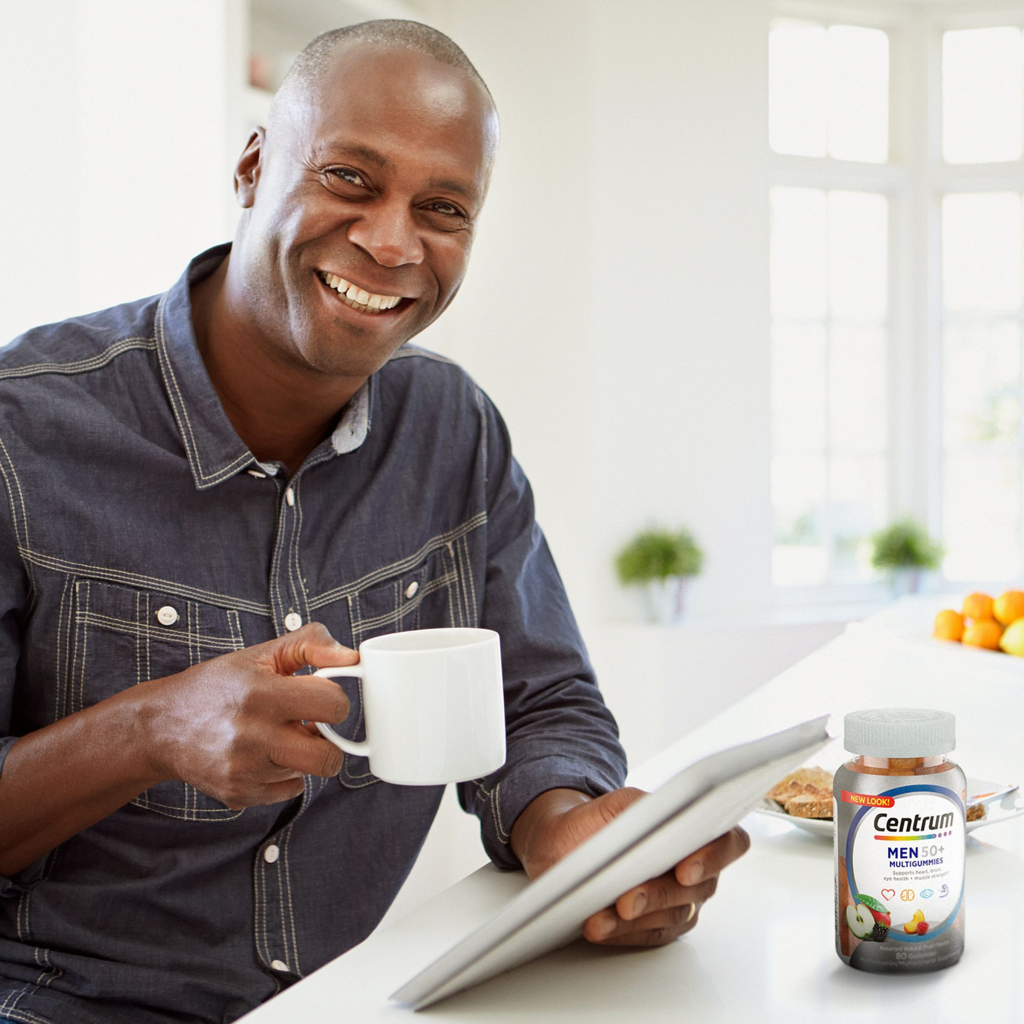 Centrum Men 50+ Multigummies Multivitamin & Multimineral Supplement